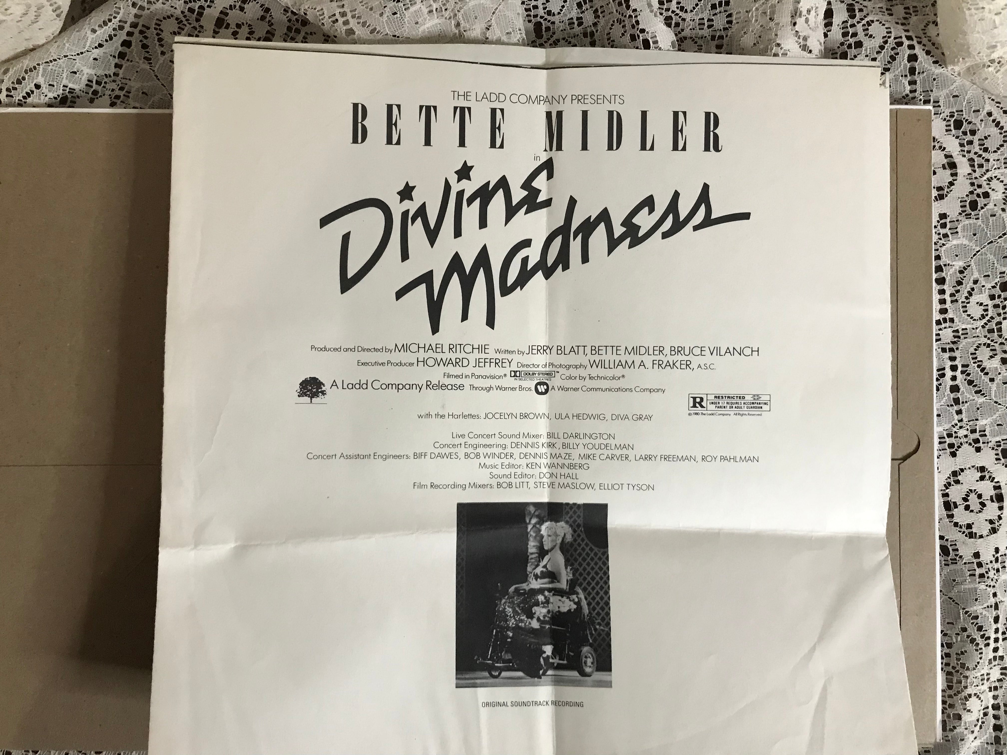 Bette Midler Divine Madness Album Cover Notebook