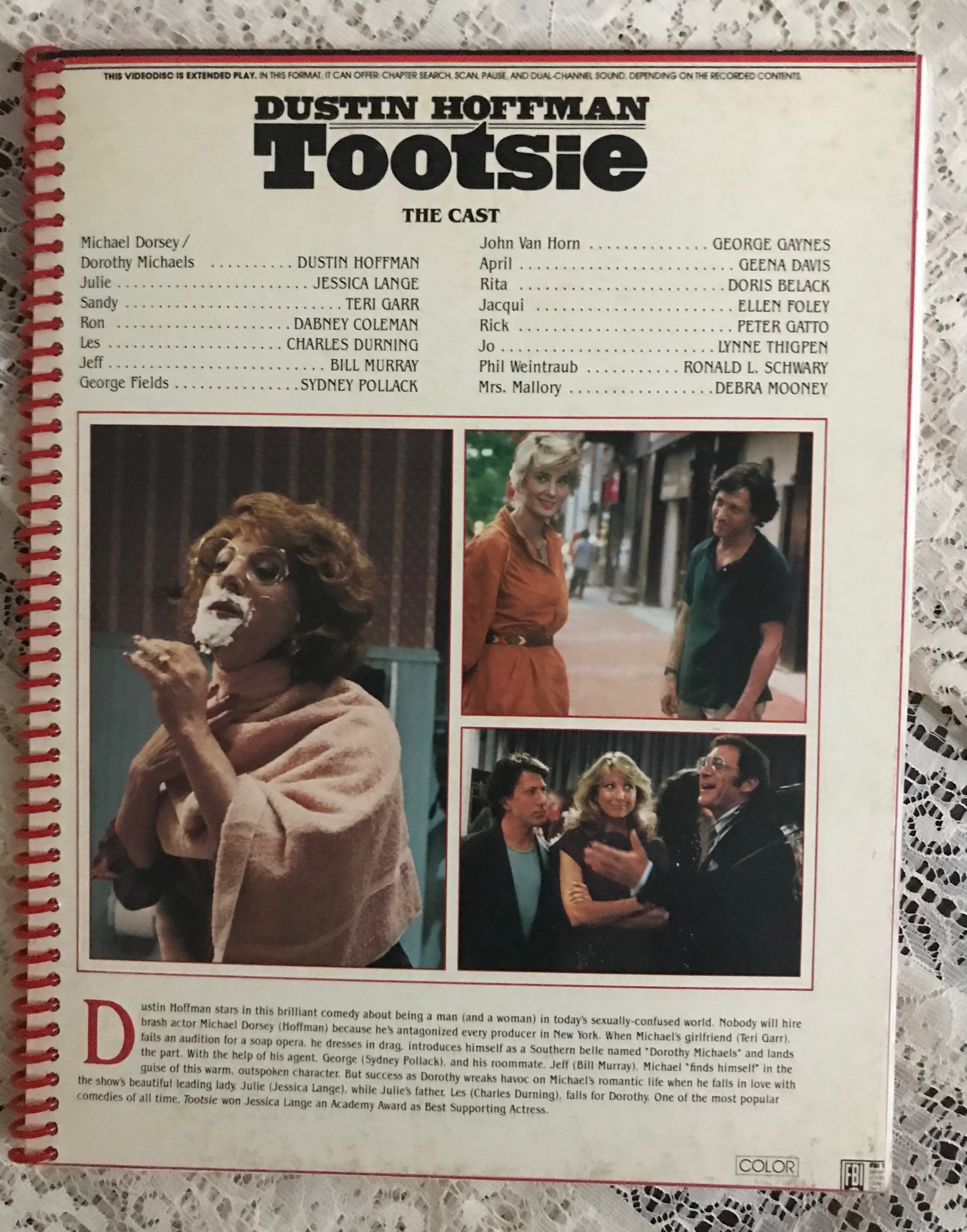 Tootsie Album Cover Notebook