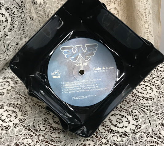 Record Bowl Waylon Jennings