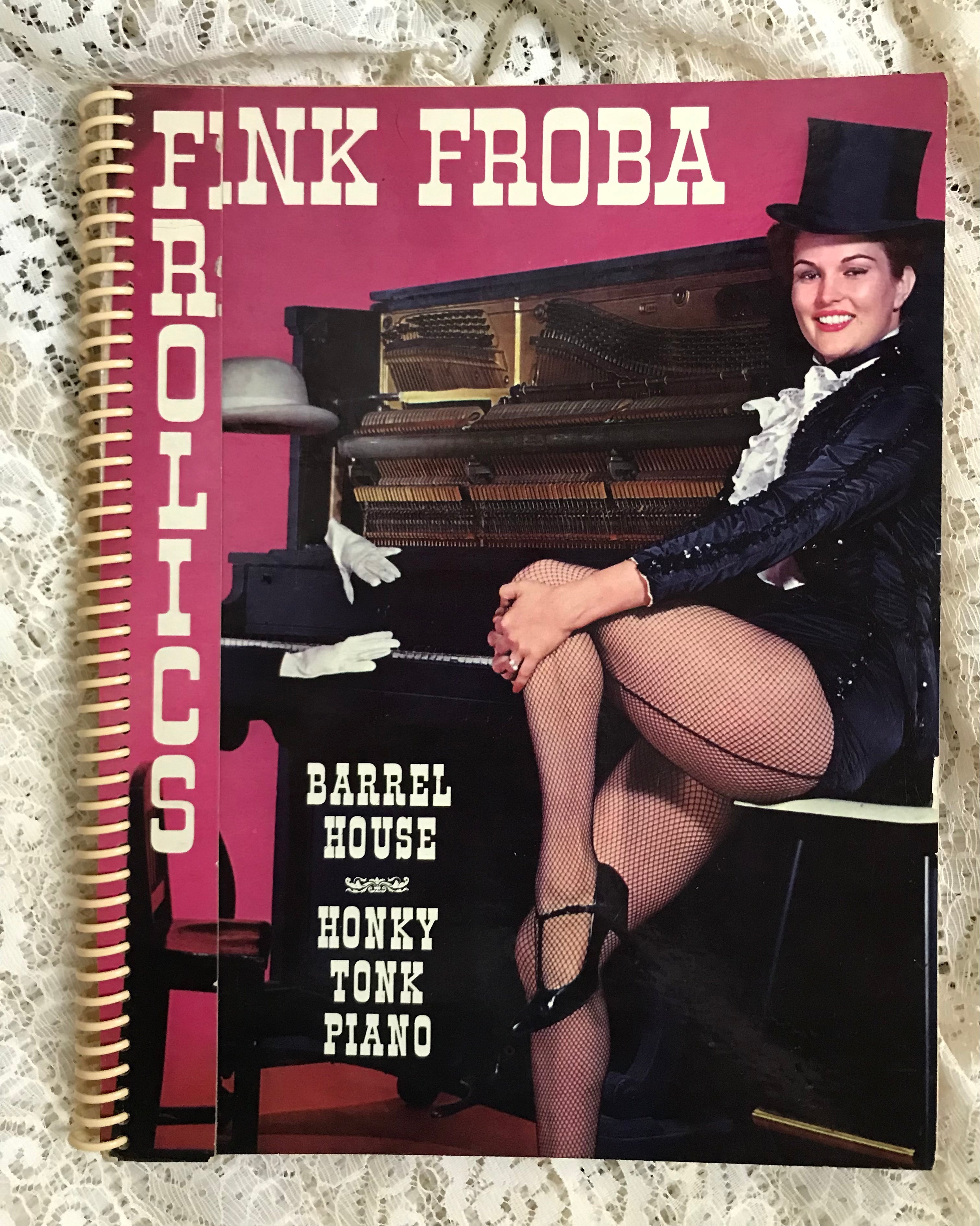 Frank Froba Honky Tonk Piano Album Cover Notebook