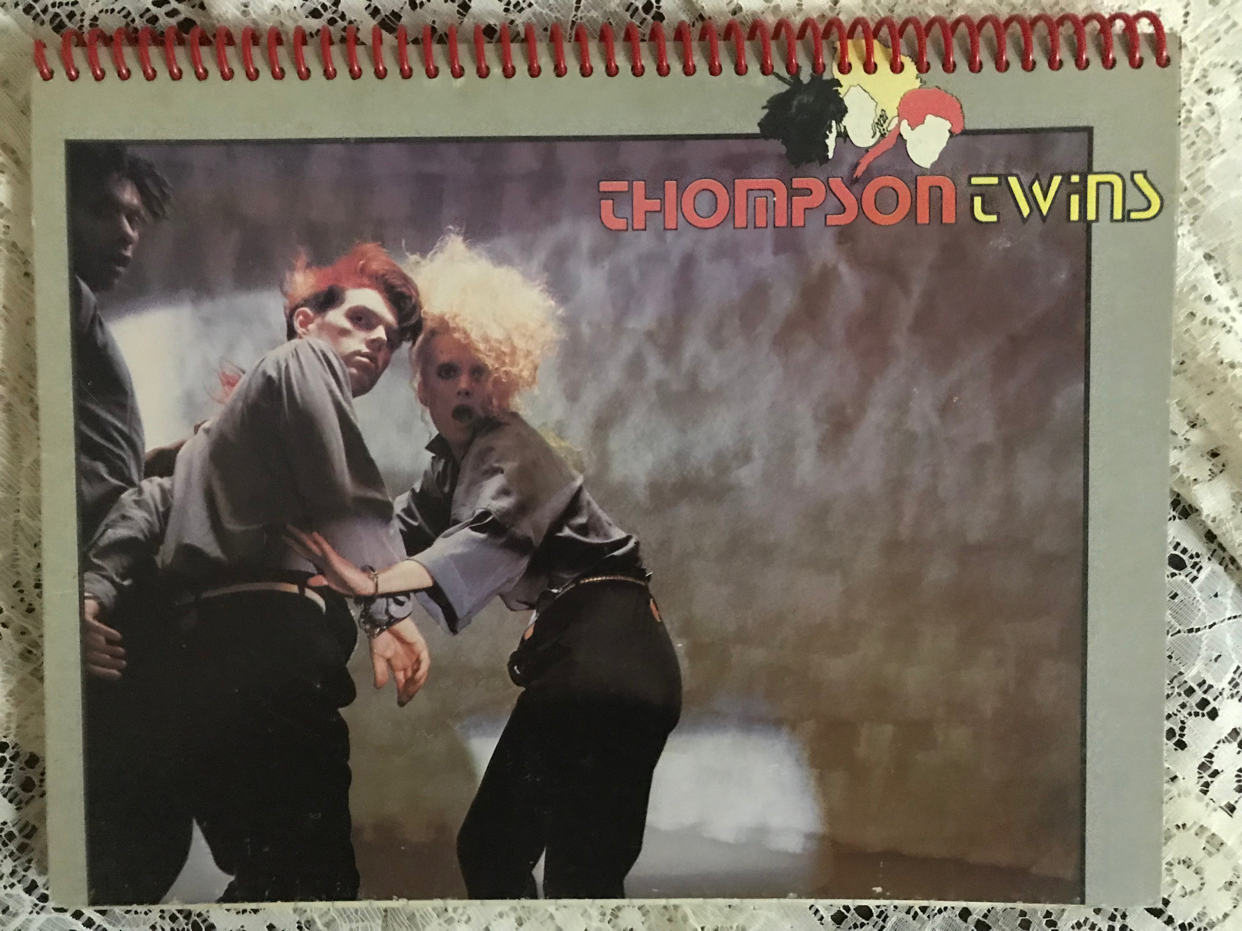 Thompson Twins  Sidekicks Album Cover Notebook