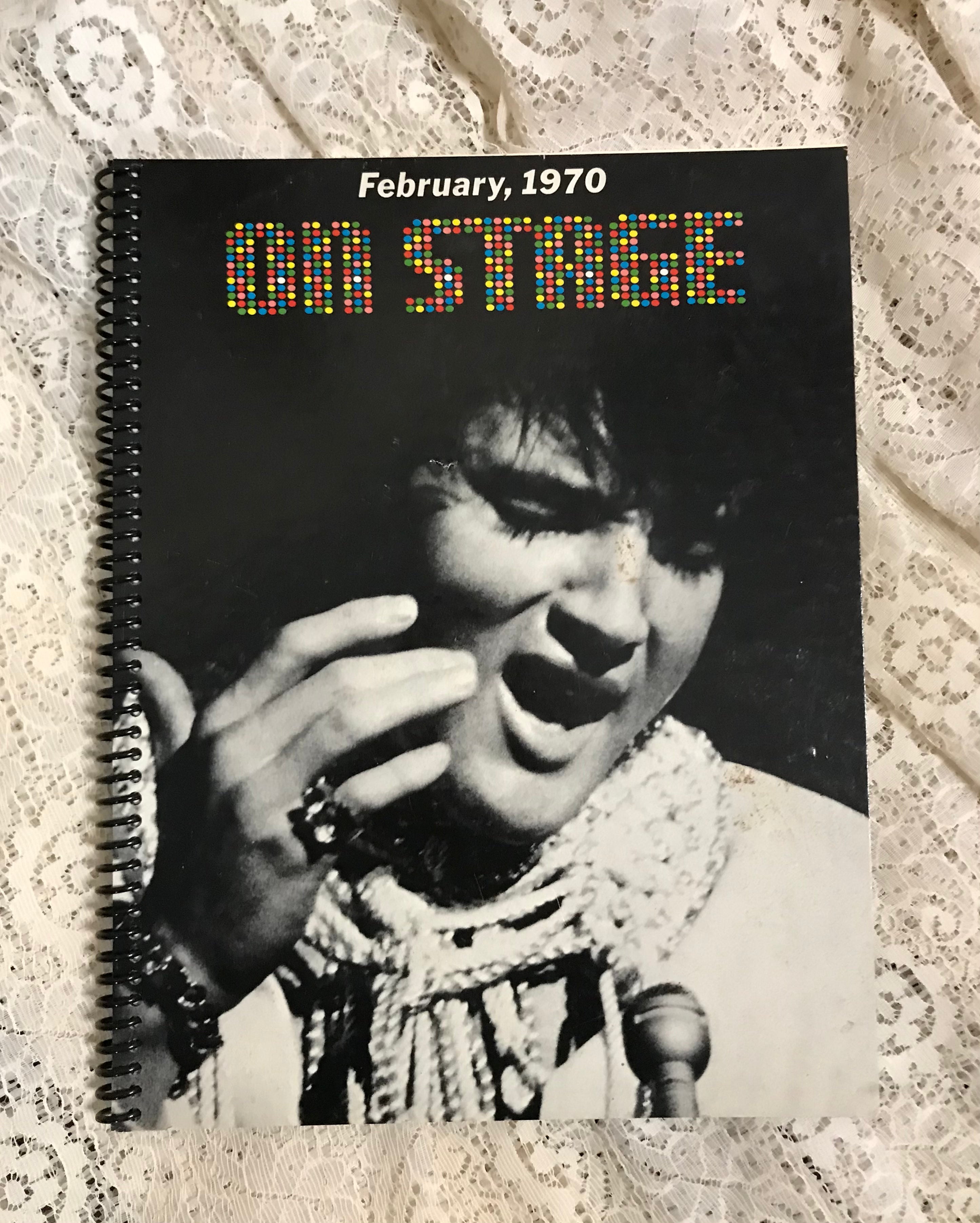 Elvis Live Album Cover Notebook