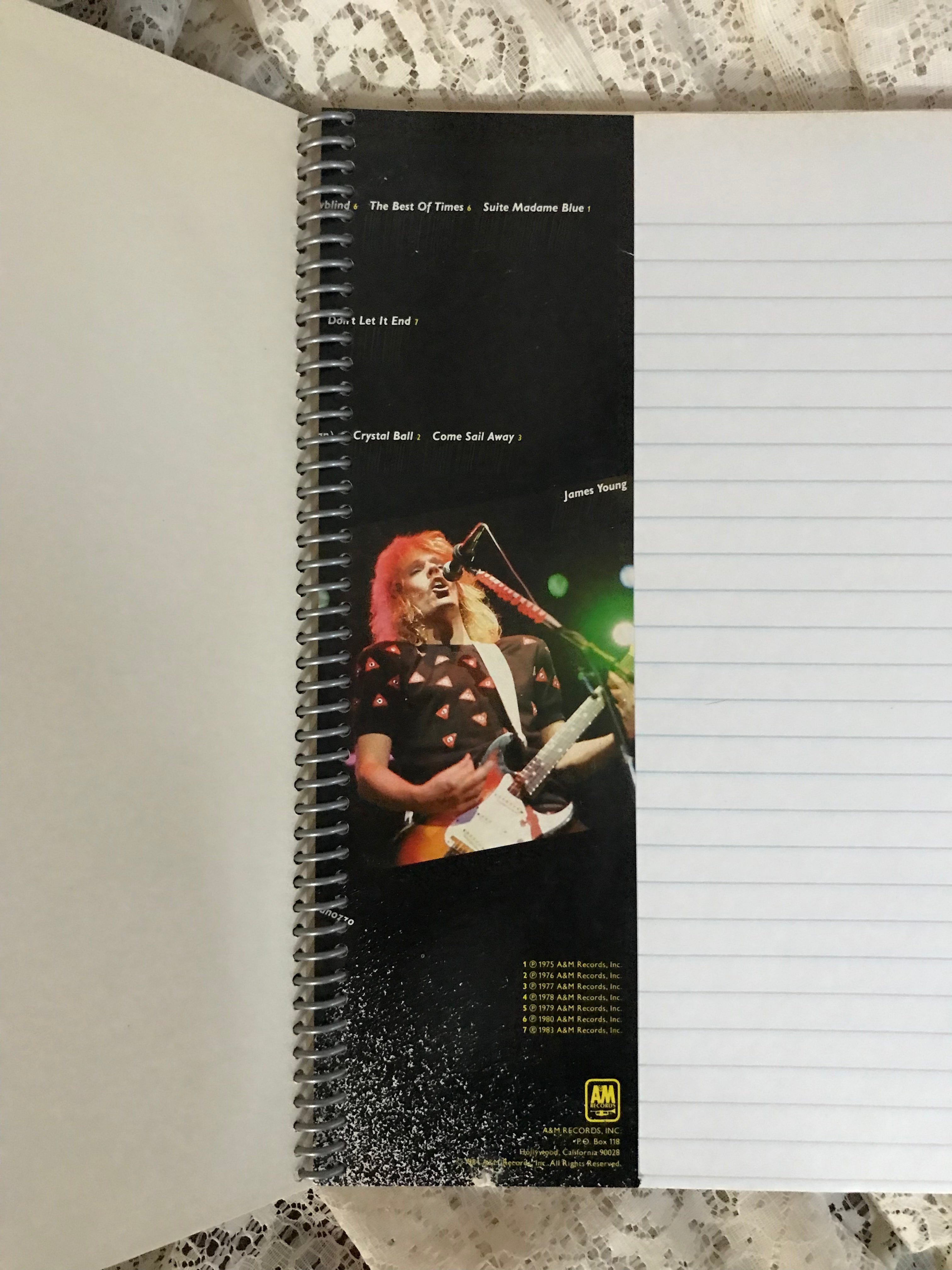 Styx Album Cover Notebook