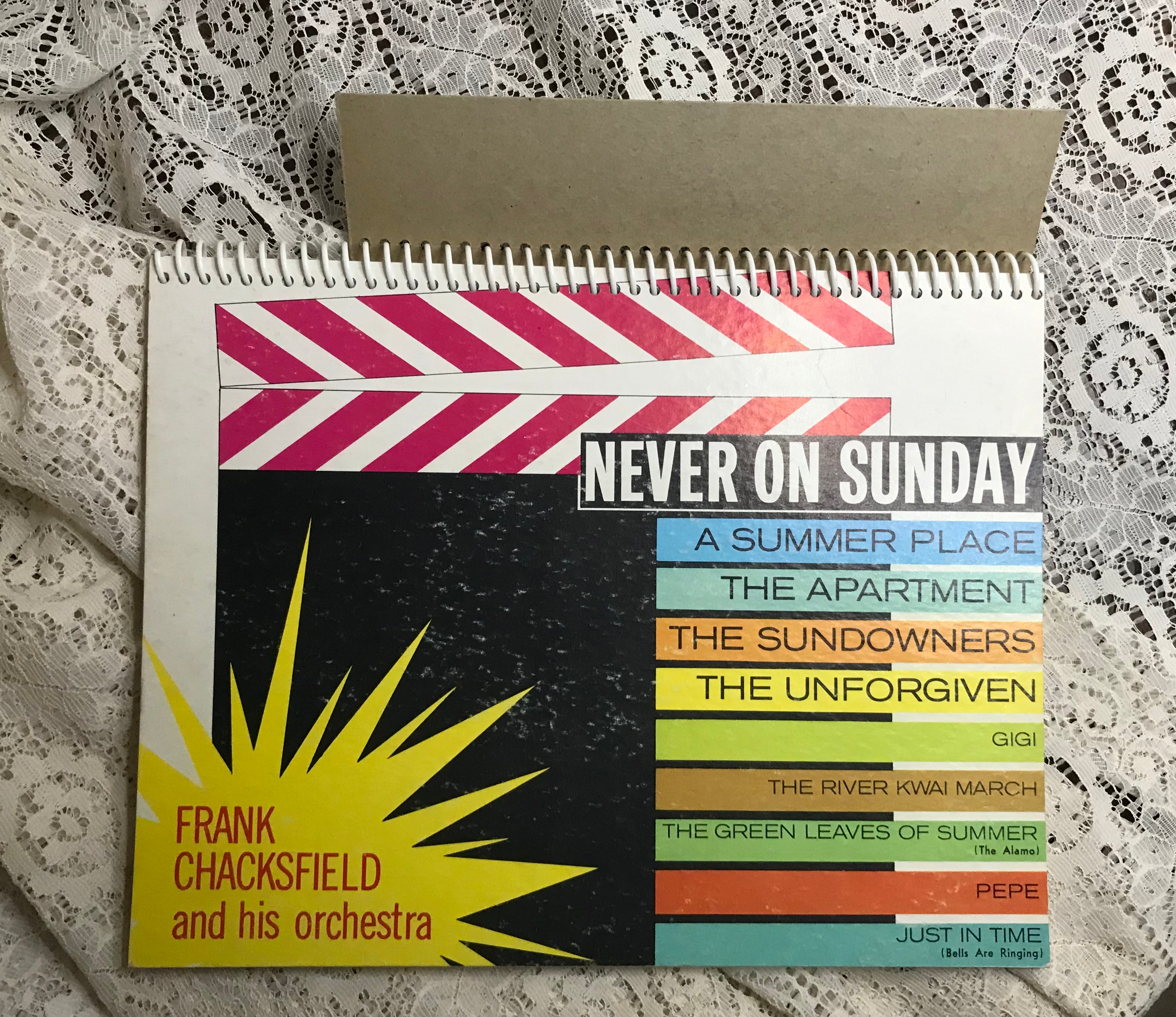 Movie Themes Album Cover Notebook