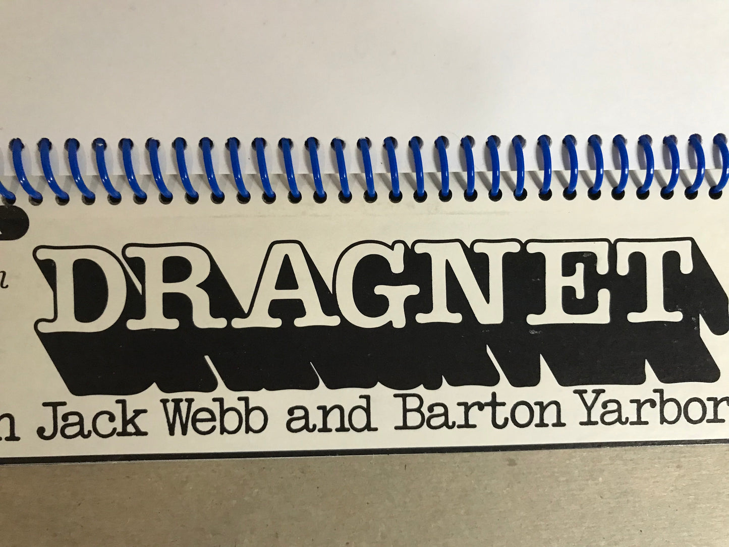 Dragnet Album Cover Notebook