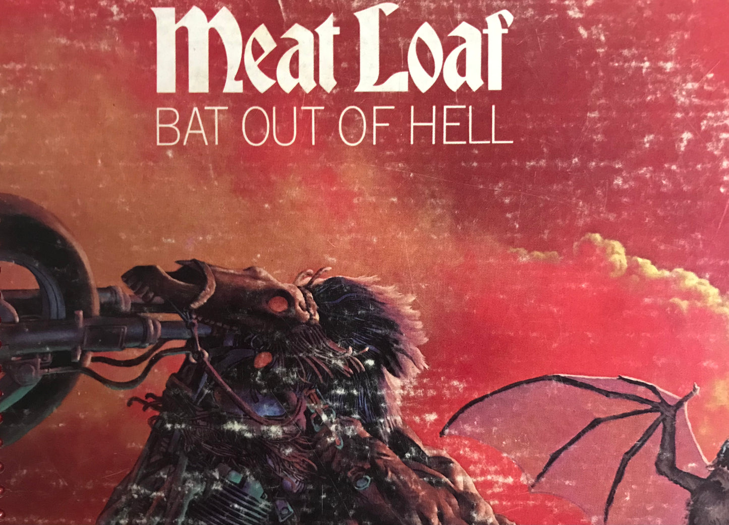 Meatloaf Bat Out Of Hell Album Cover Notebook
