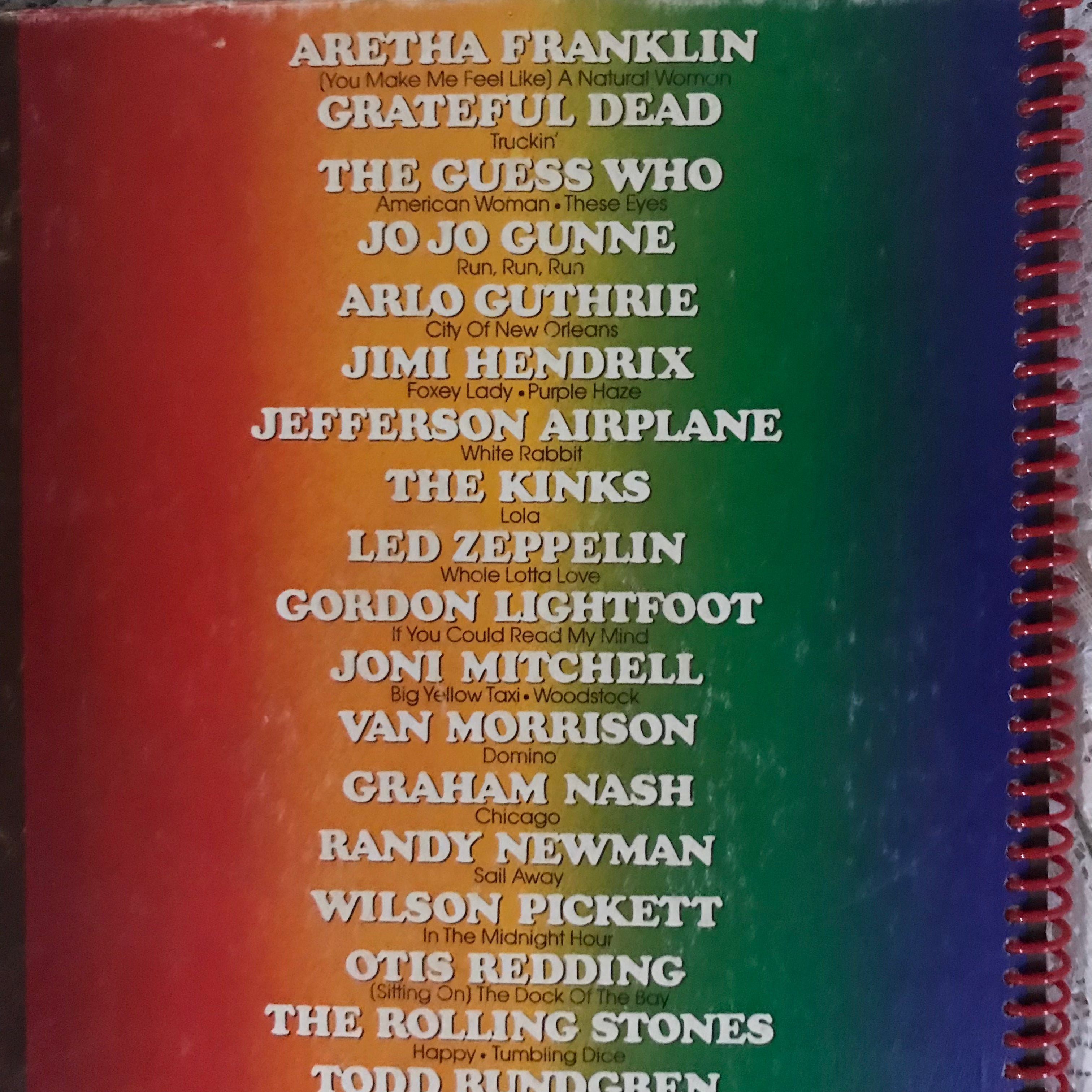 Superstars of the 70s Album Cover Notebook