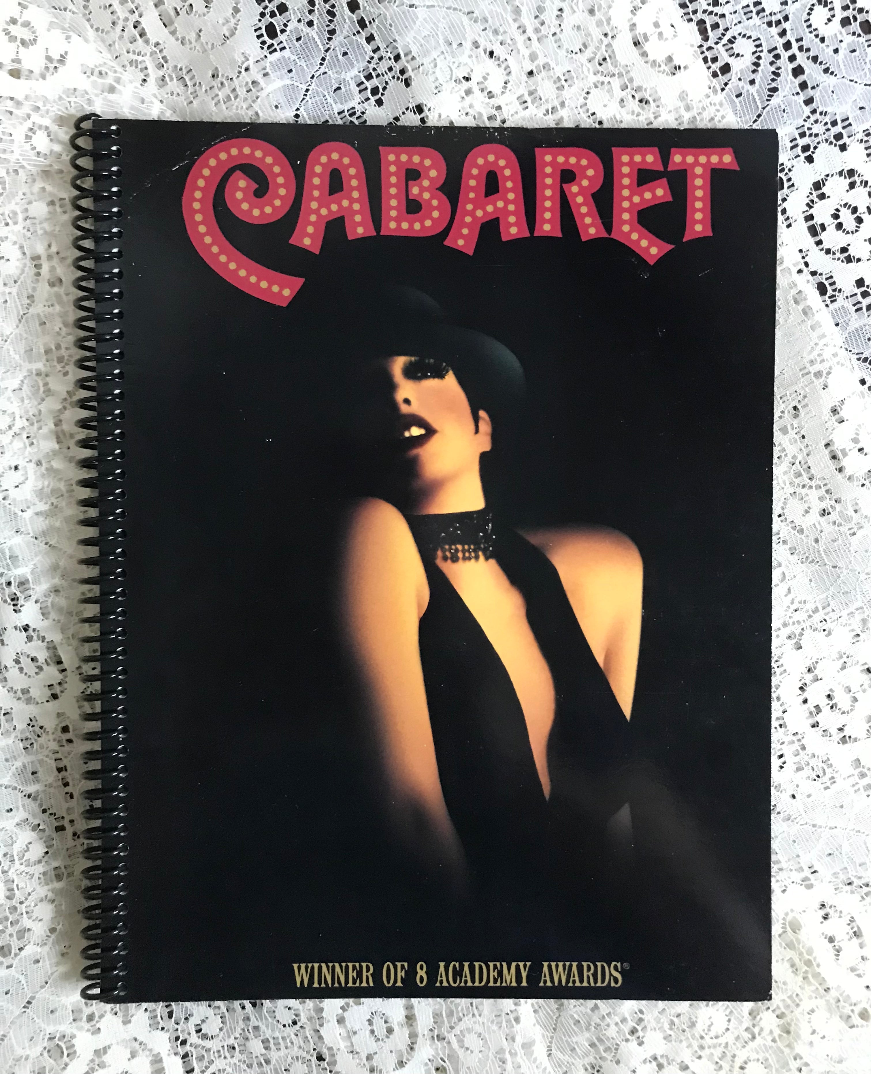 Cabaret the Musical Album Cover Notebook