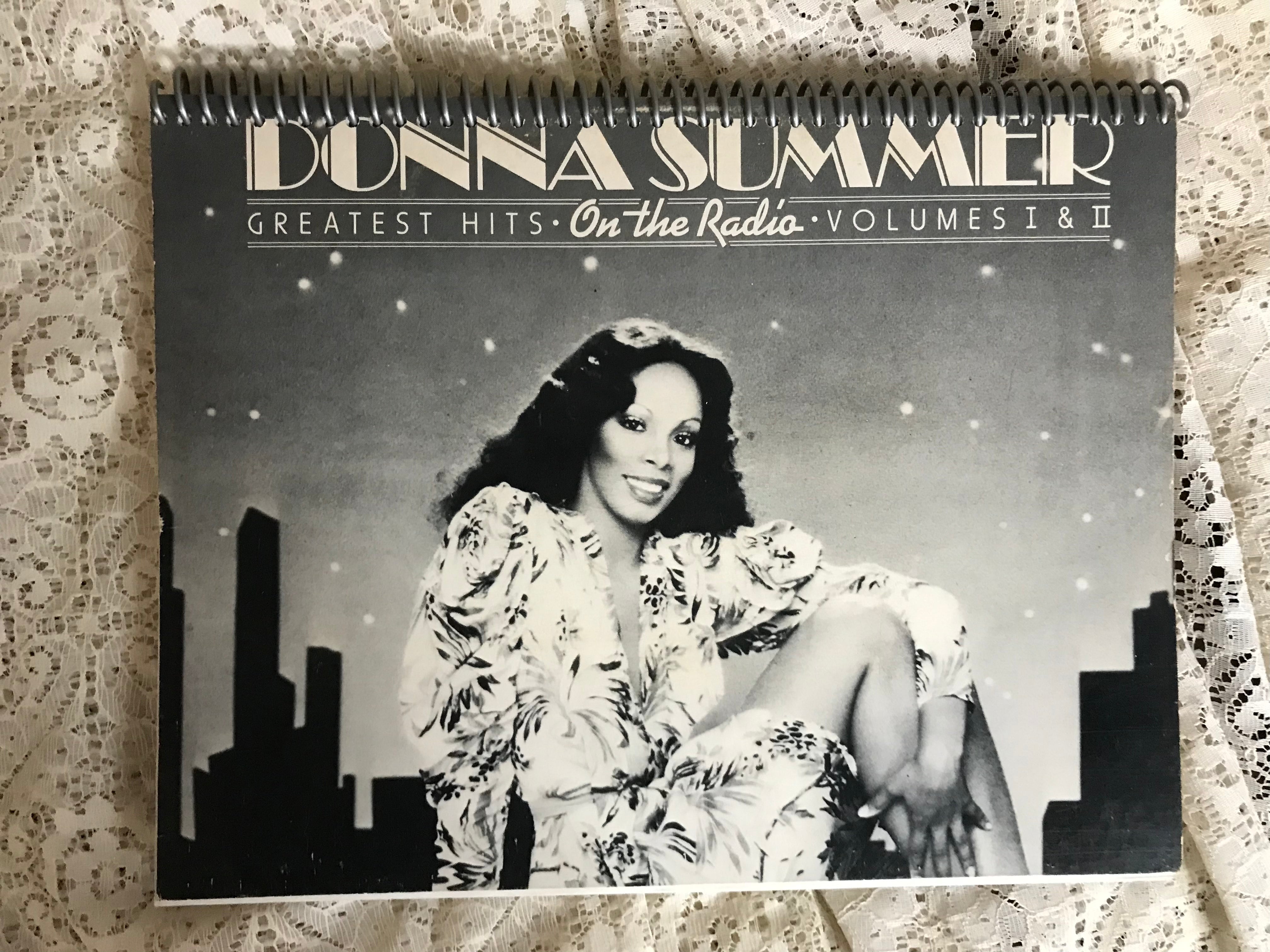 Donna Summer / Barbra Streisand Album Cover Notebook