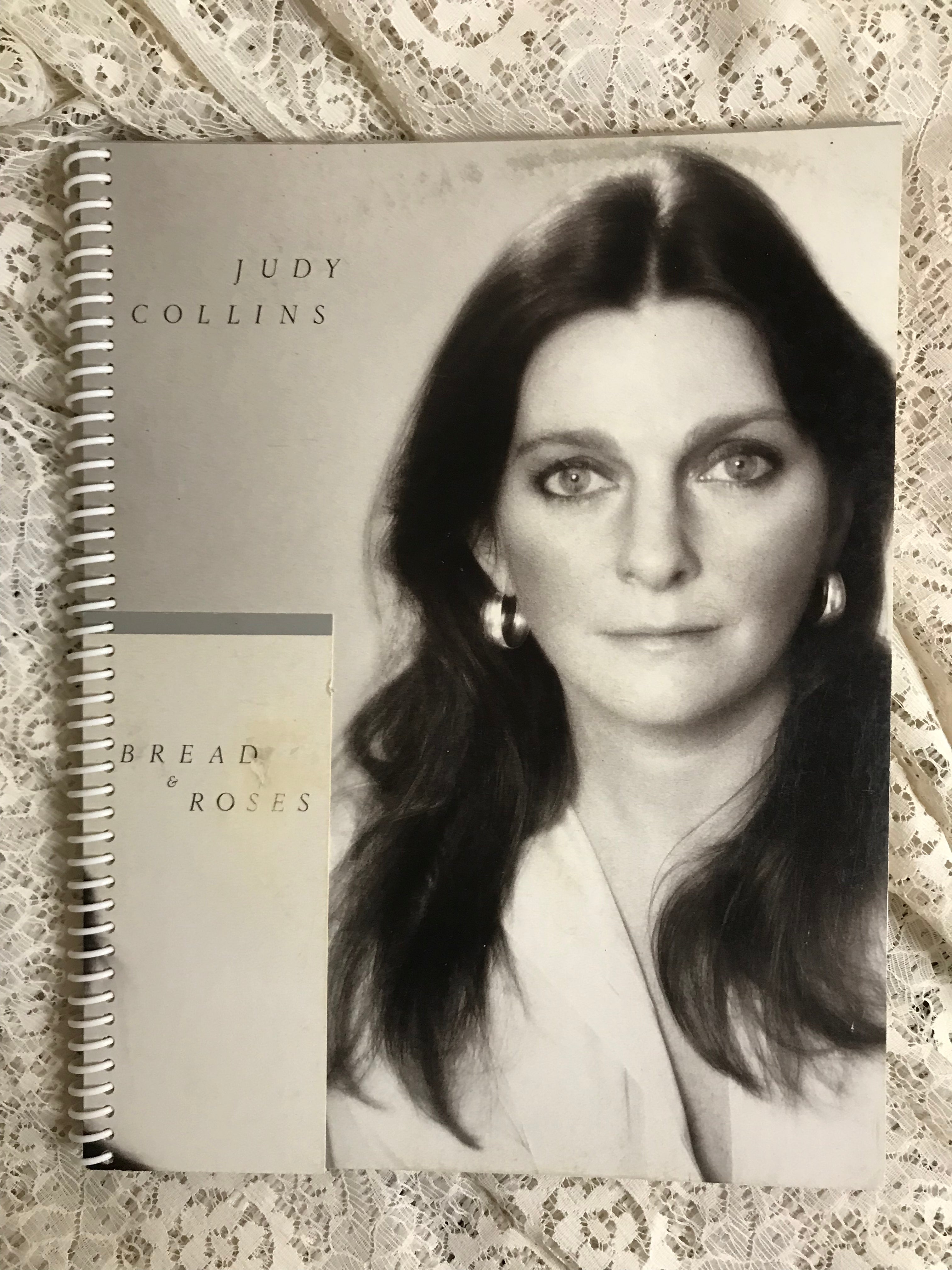 Judy Collins Bread and Roses Album Cover Notebook