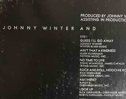 Johnny Winter And Album Cover Notebook