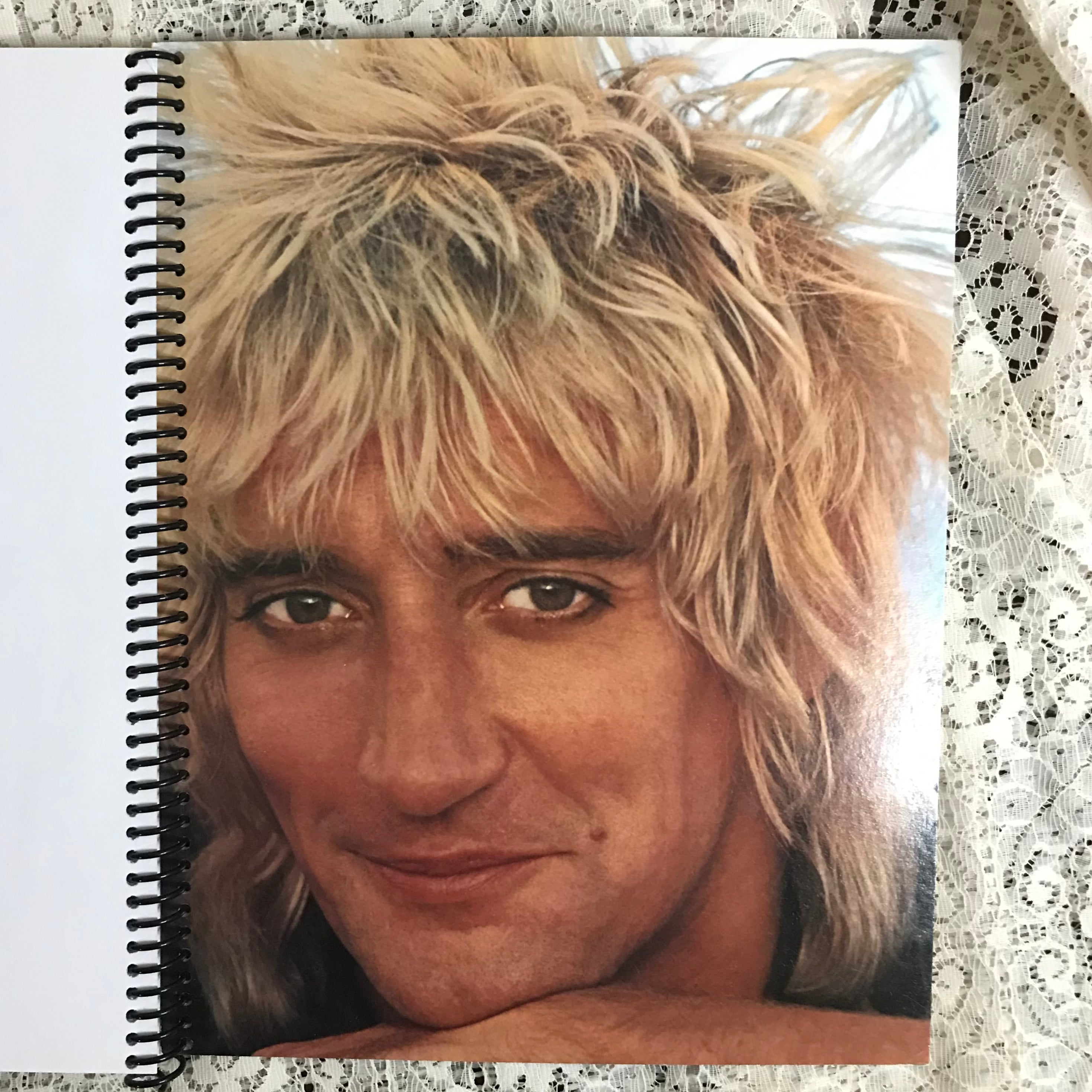 Rod Stewart Recycled Album Cover Notebook