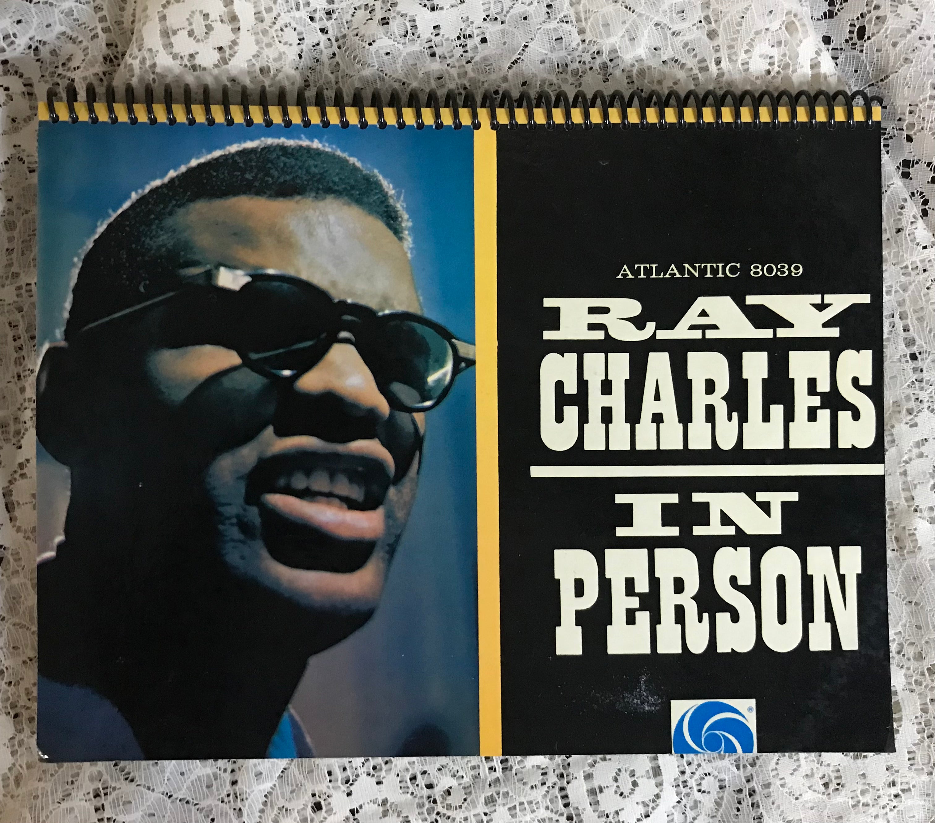 Ray Charles Album Cover Notebook