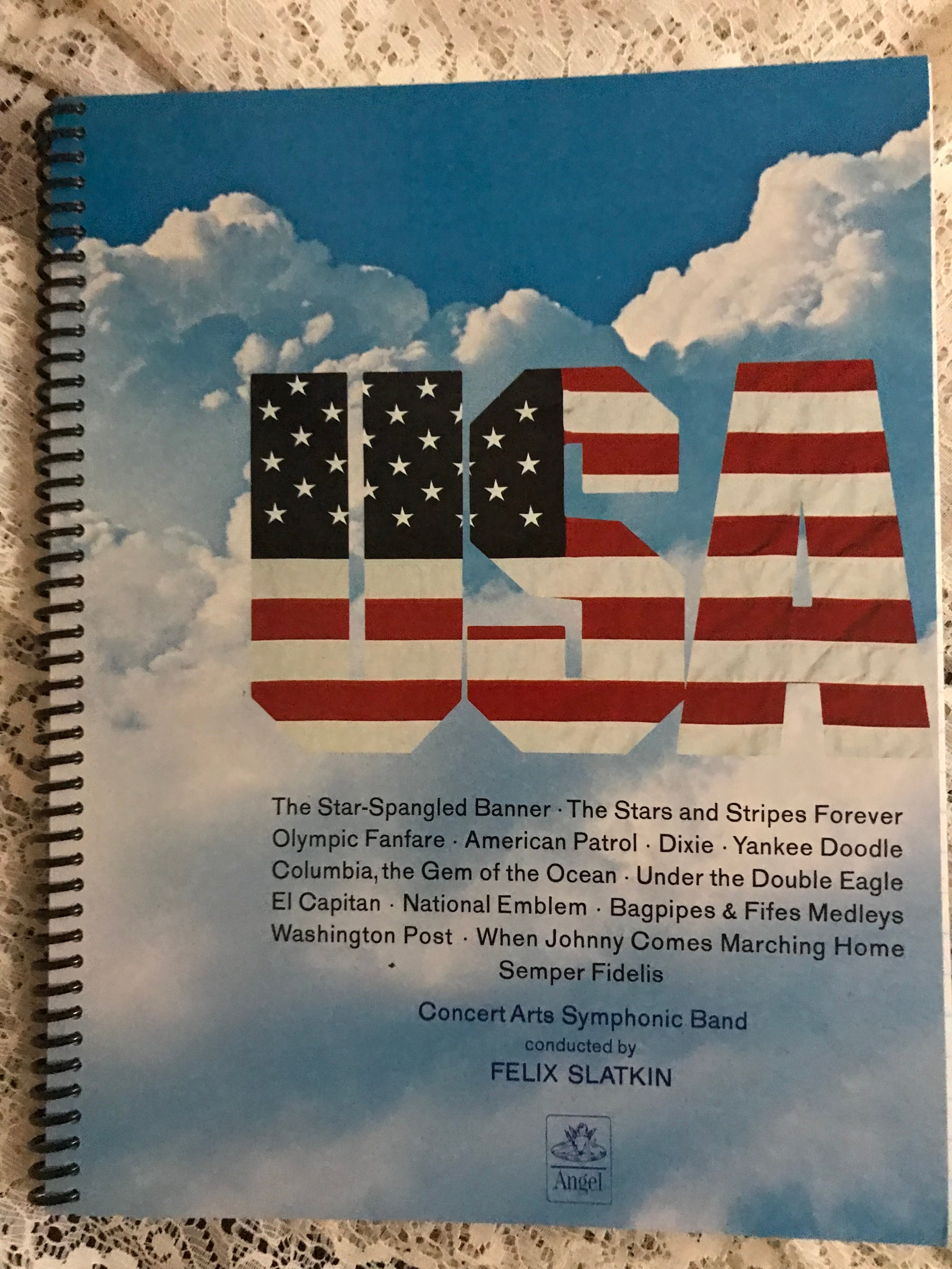 USA Album Cover Notebook