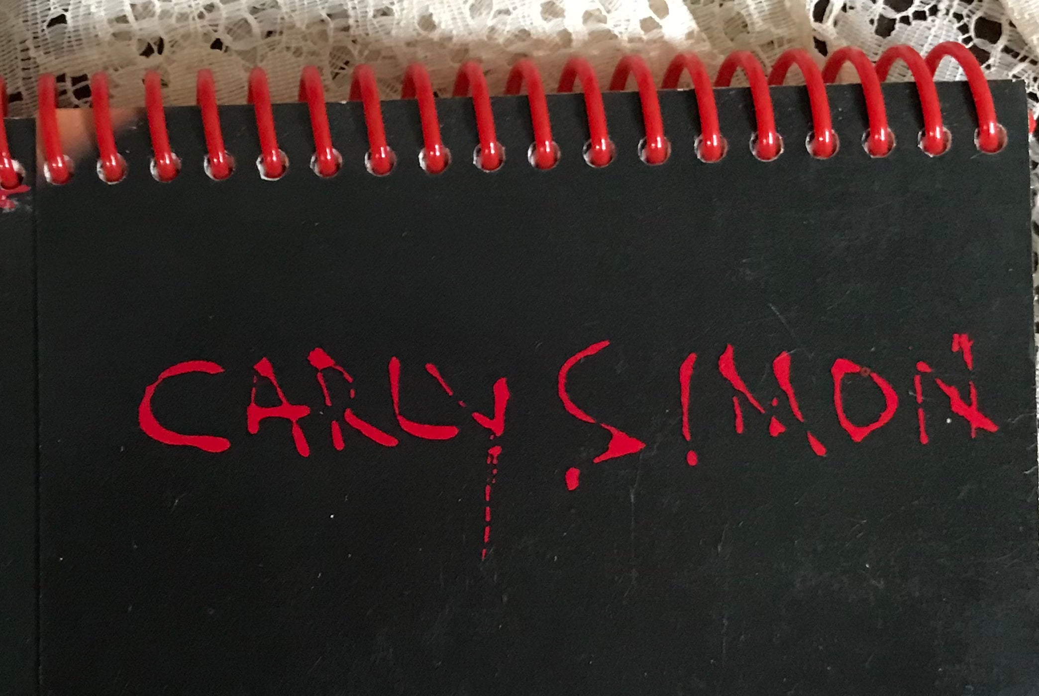 Carly Simon Torch Album Cover Notebook