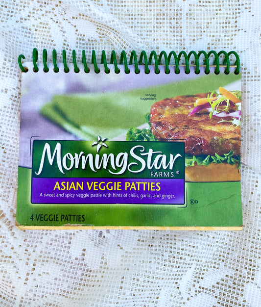 Morningstar Farms Asian Veggie Patties Upcycled Spiral Notebook