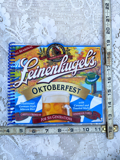 Leinenkugel’s Oktoberfest Recycled Beer Carton Notebook