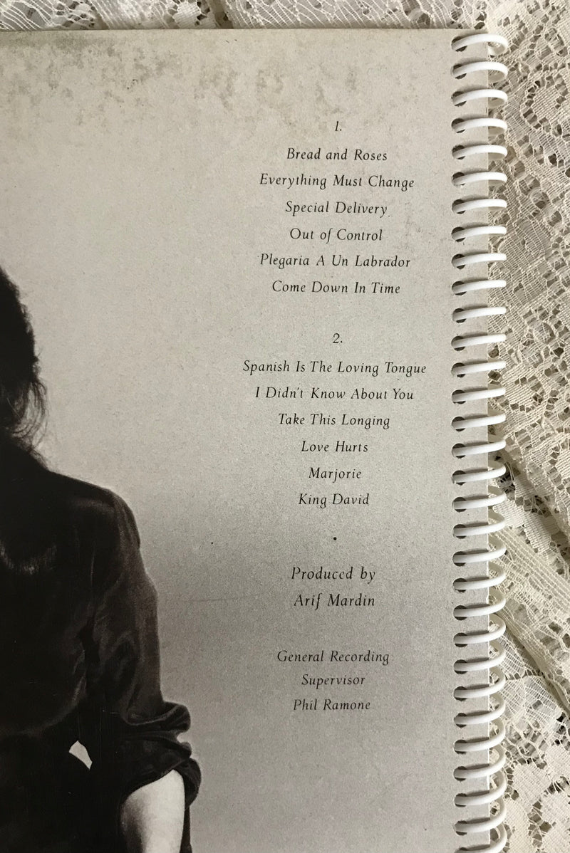 Judy Collins Bread and Roses Album Cover Notebook A Victorian Revolution