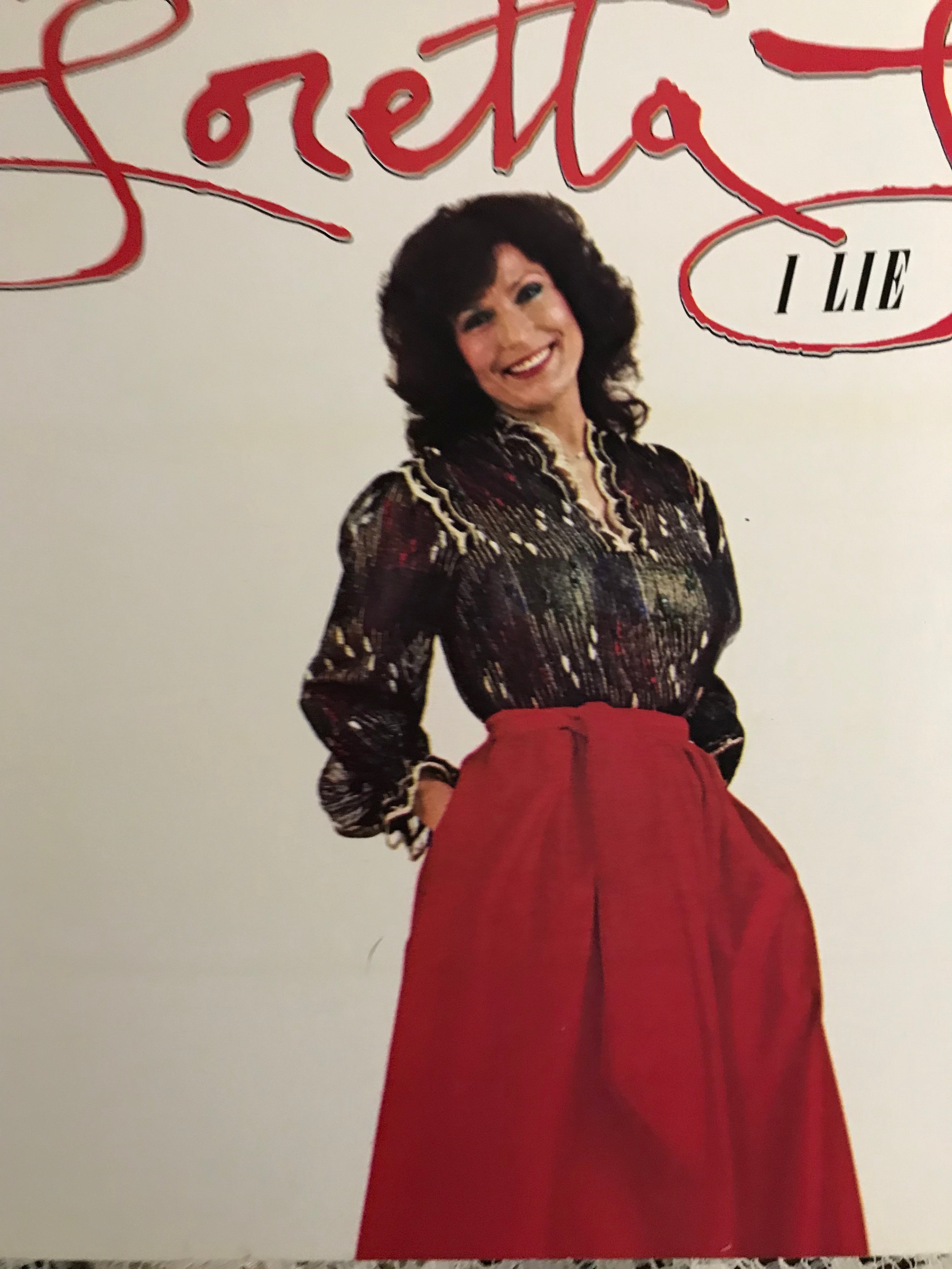 Loretta Lynn I Lie Album Cover Notebook