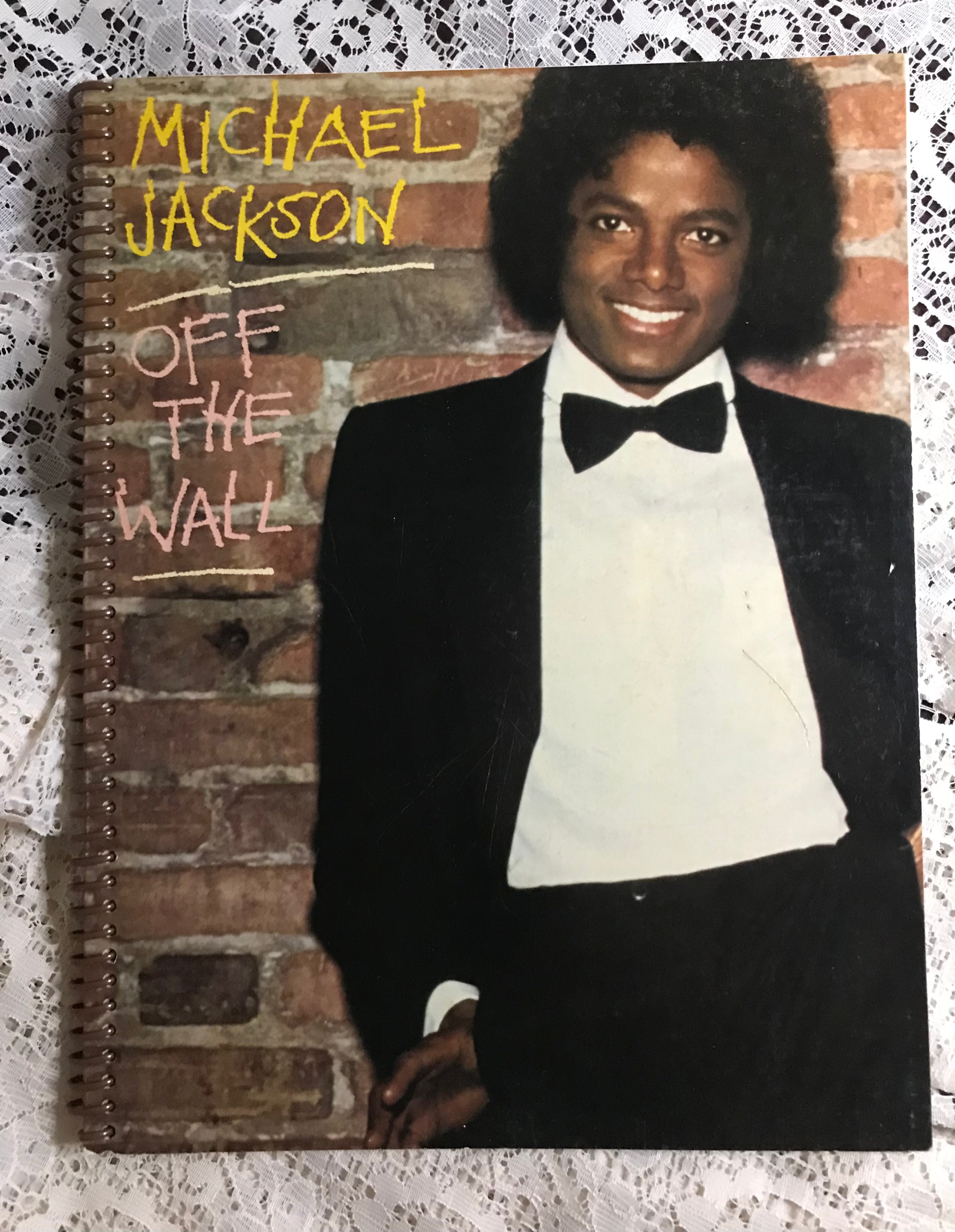 Michael Jackson Off The Wall Album Cover Notebook Michael jackson off the wall album cover notebook