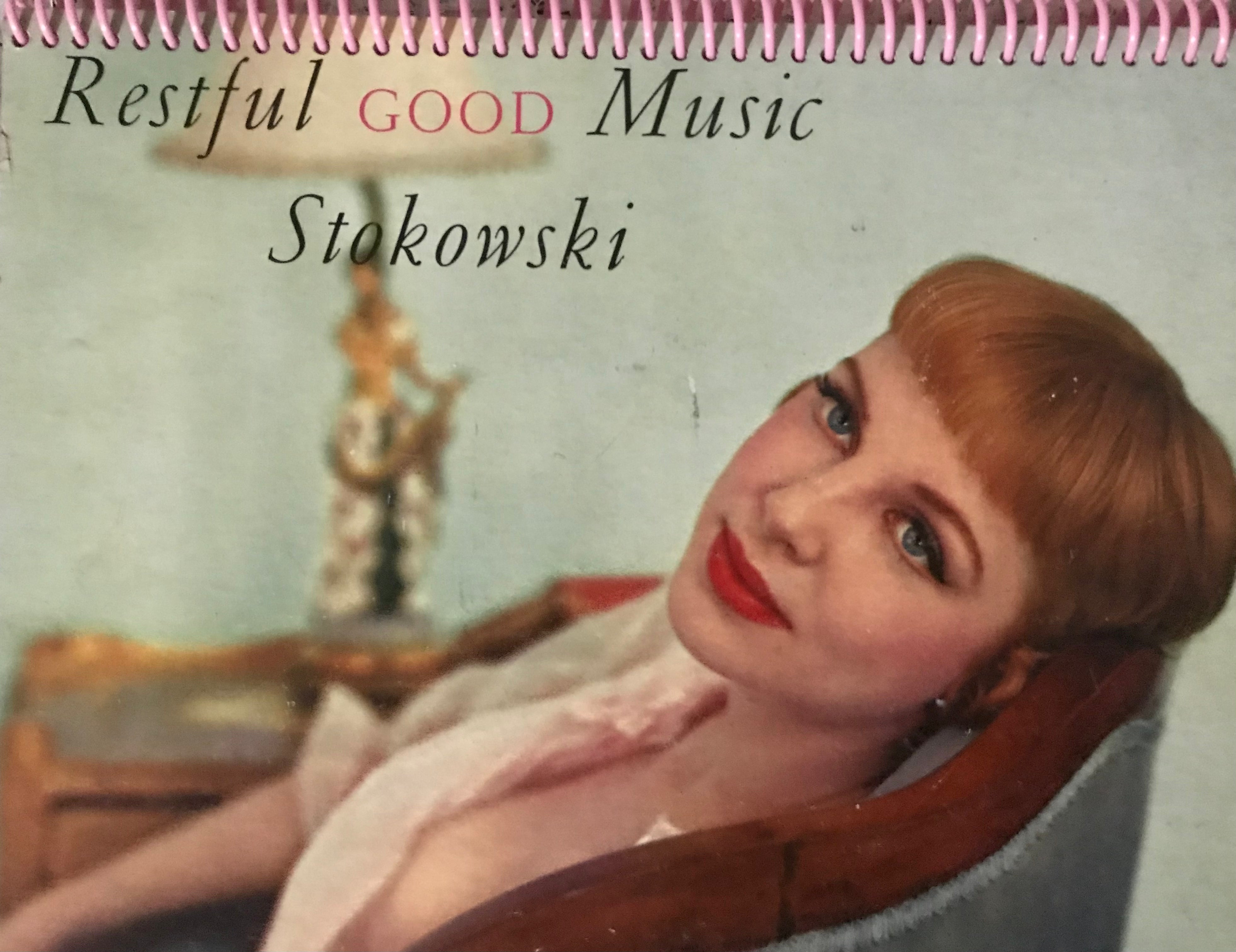 Restful Good Music Stokowski Album Cover Notebook