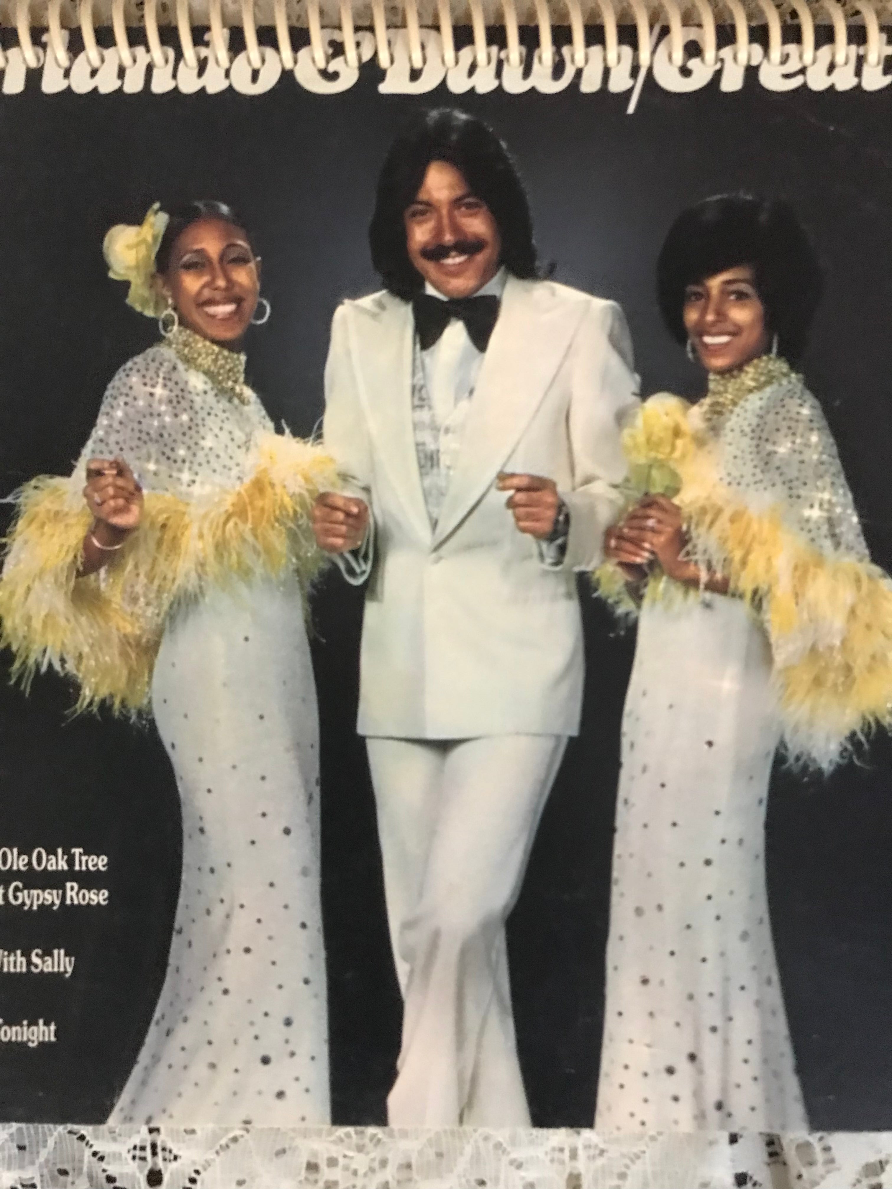 Tony Orlando and Dawn Album Cover Notebook