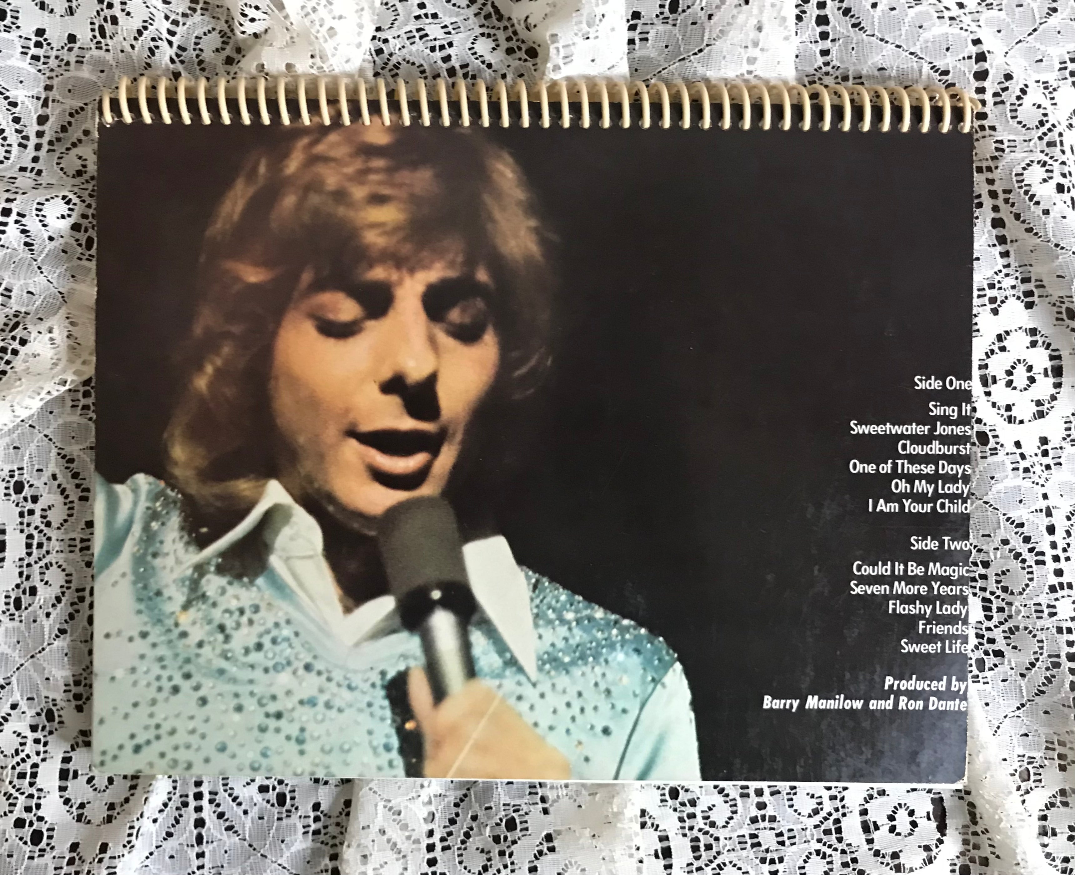 Barry Manilow Album Cover Notebook