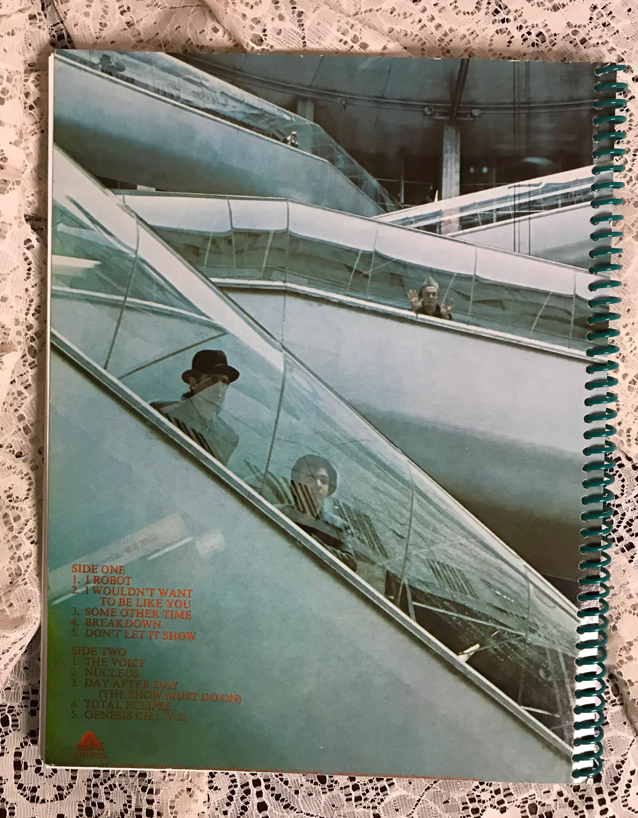 Alan Parsons Project Album Cover Notebook