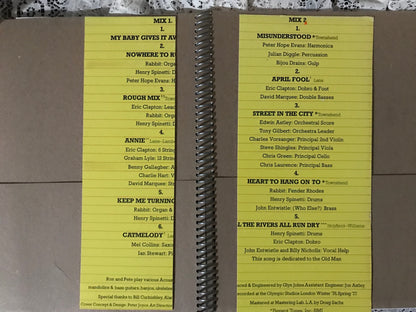 Pete Townsend Rough Mix Album Cover Notebook