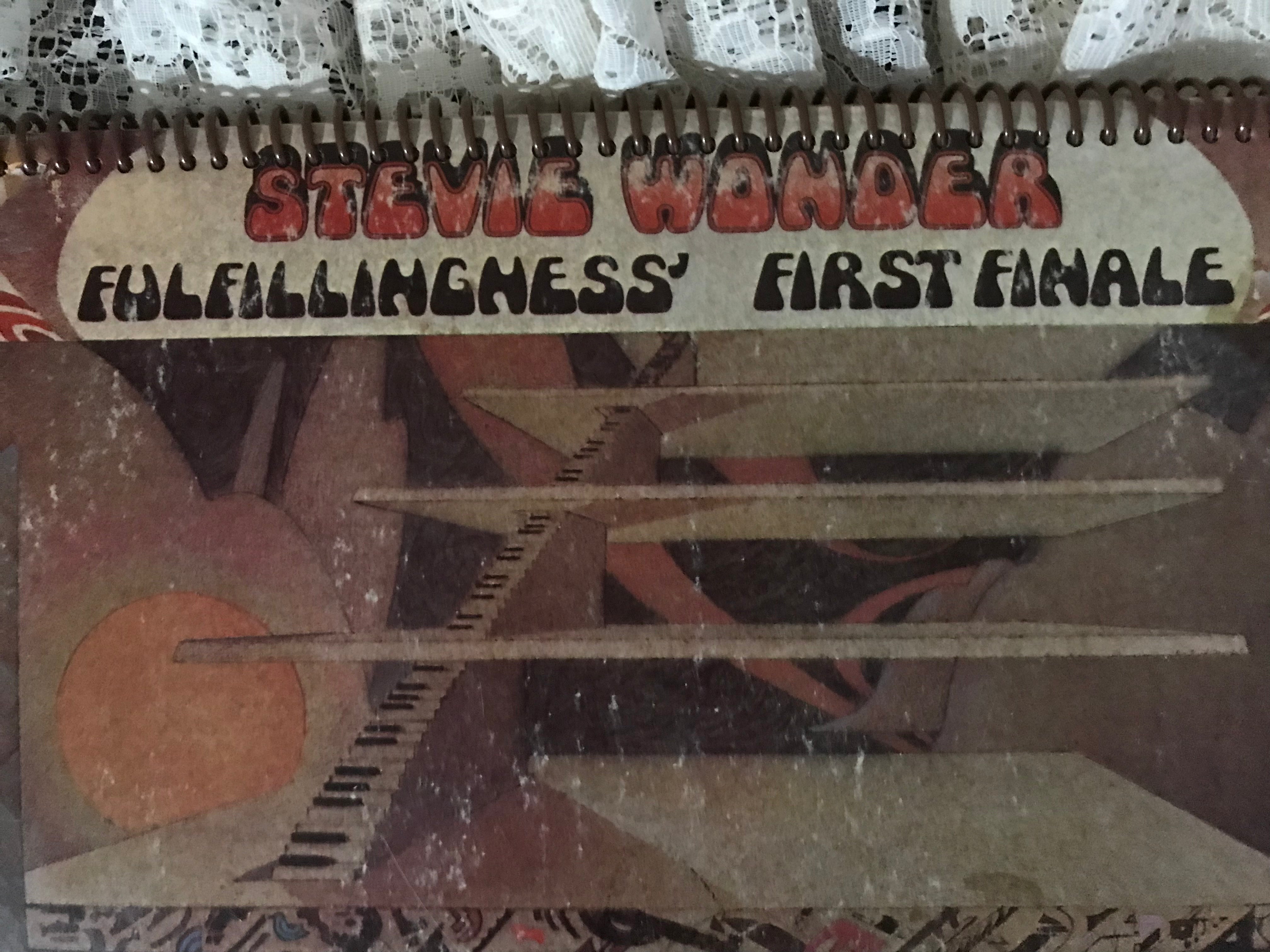 Stevie Wonder Fulfillingness' First Finale Album Cover Notebook