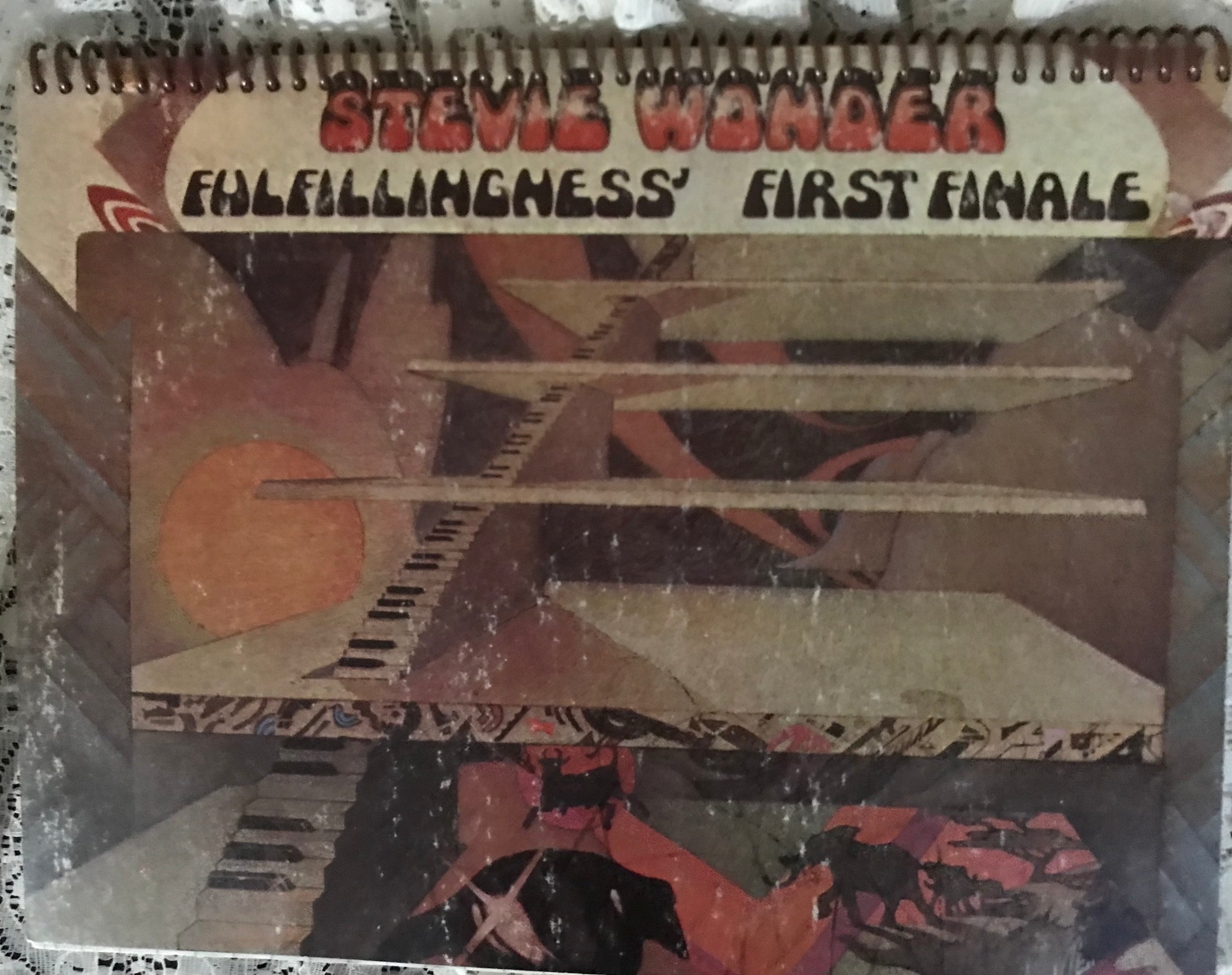 Stevie Wonder Fulfillingness' First Finale Album Cover Notebook