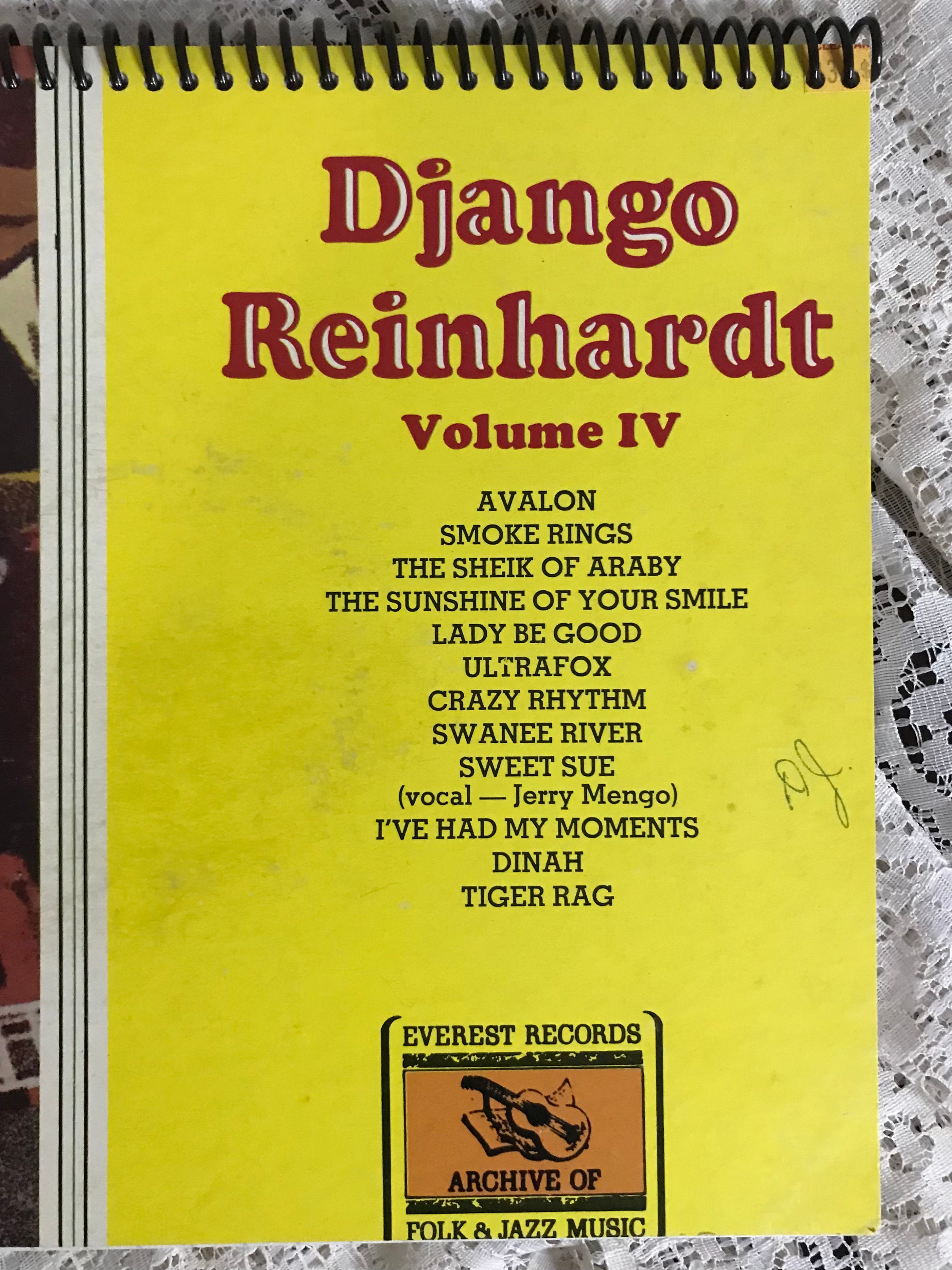 Django Reinhardt Album Cover Notebook