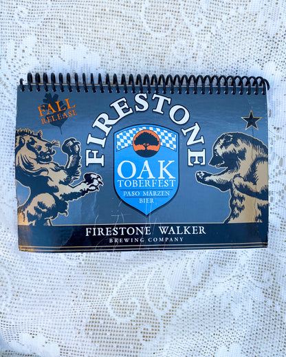 Firestone Oaktoberfest Recycled Beer Carton Notebook