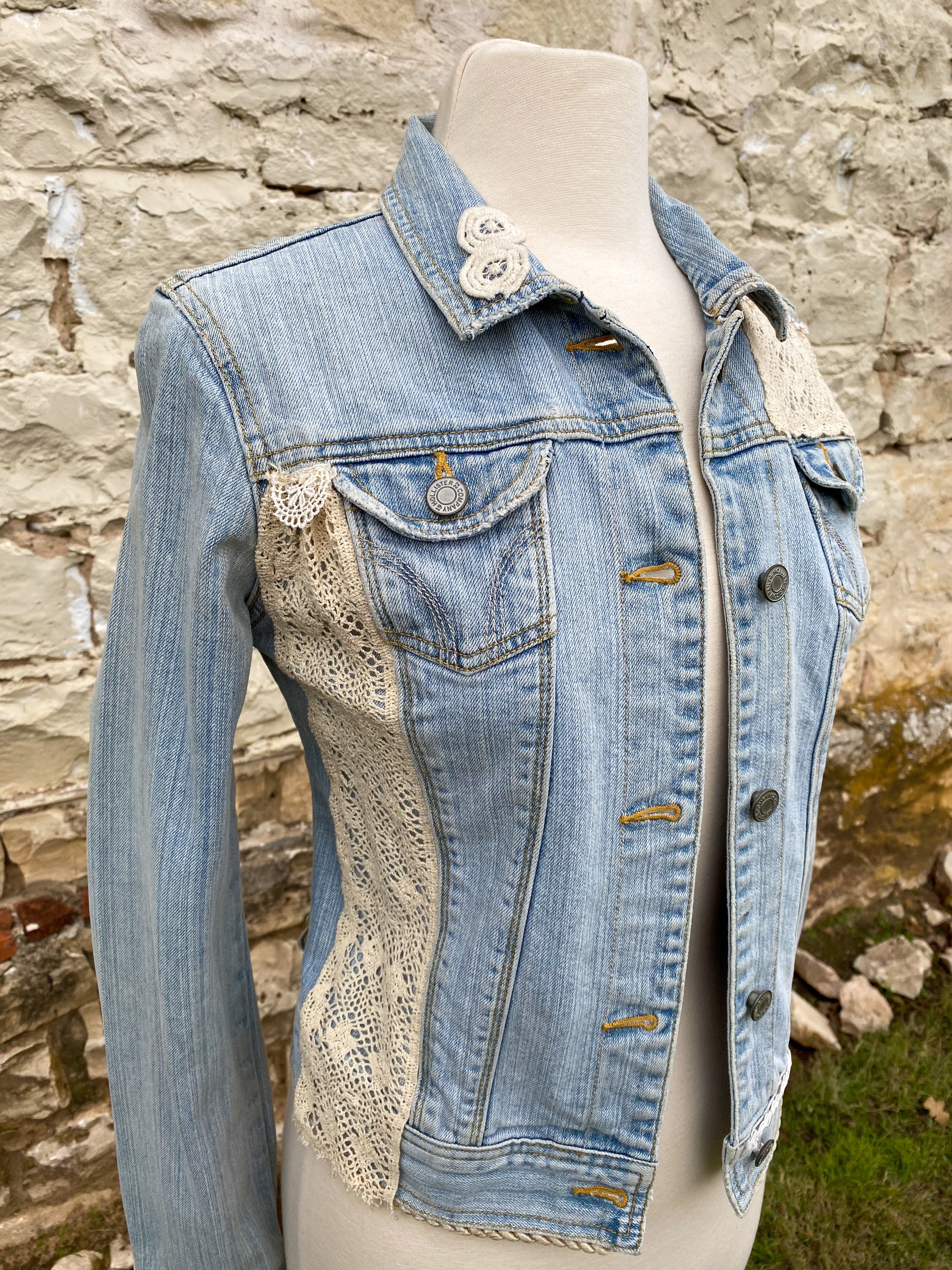 Faded Diamond Denim Jacket – G-Style USA