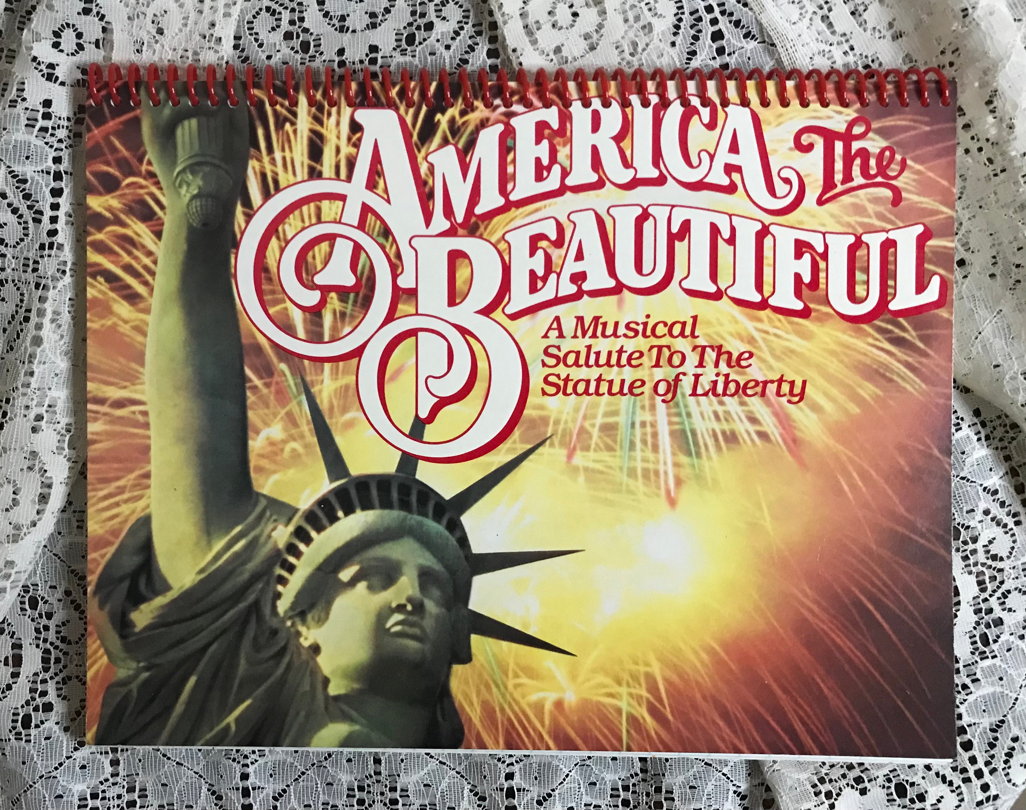 America The Beautiful Album Cover Notebook