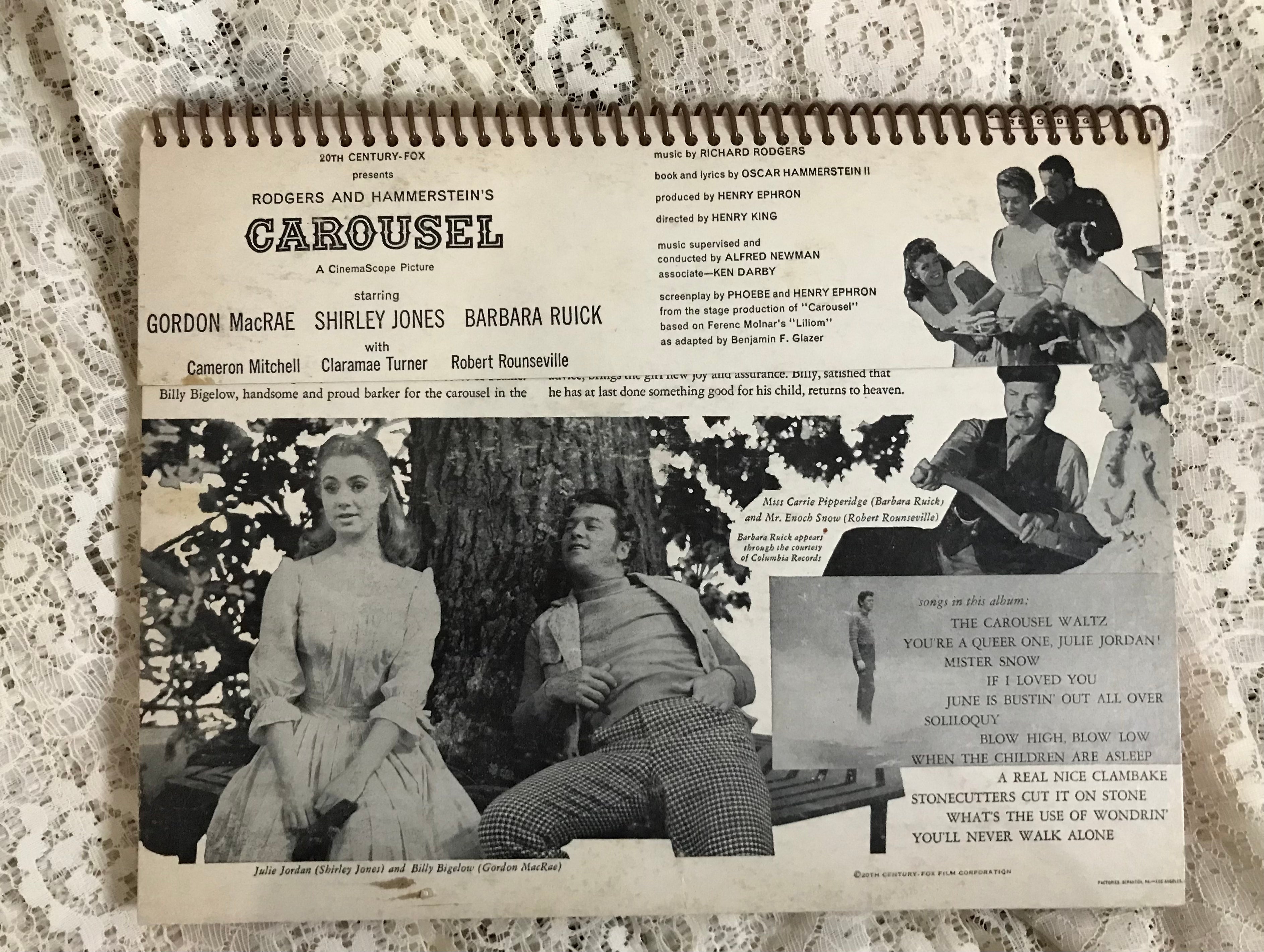 Carousel Album Cover Notebook