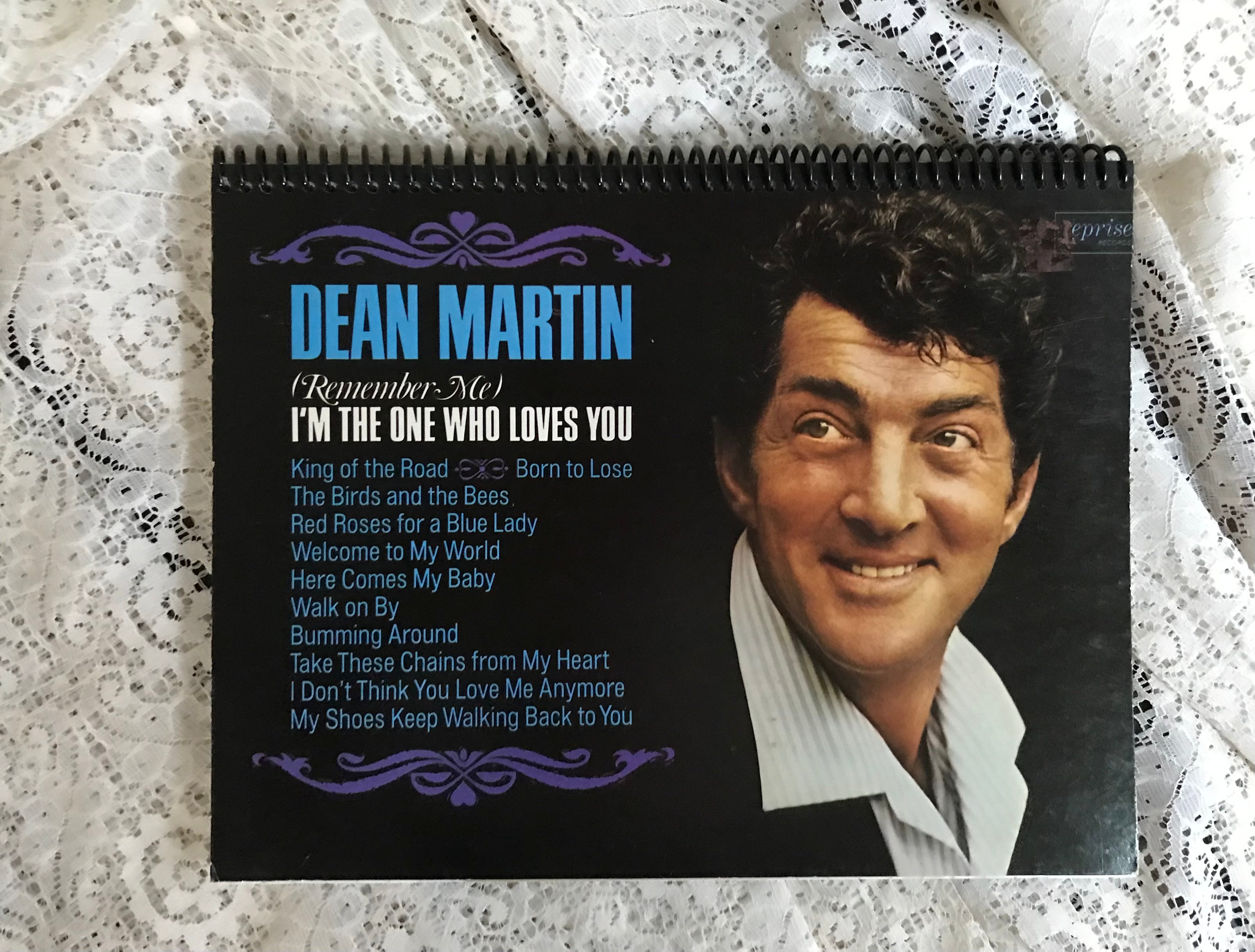 Dean Martin  I'm The One Who Loves You Album Cover Notebook