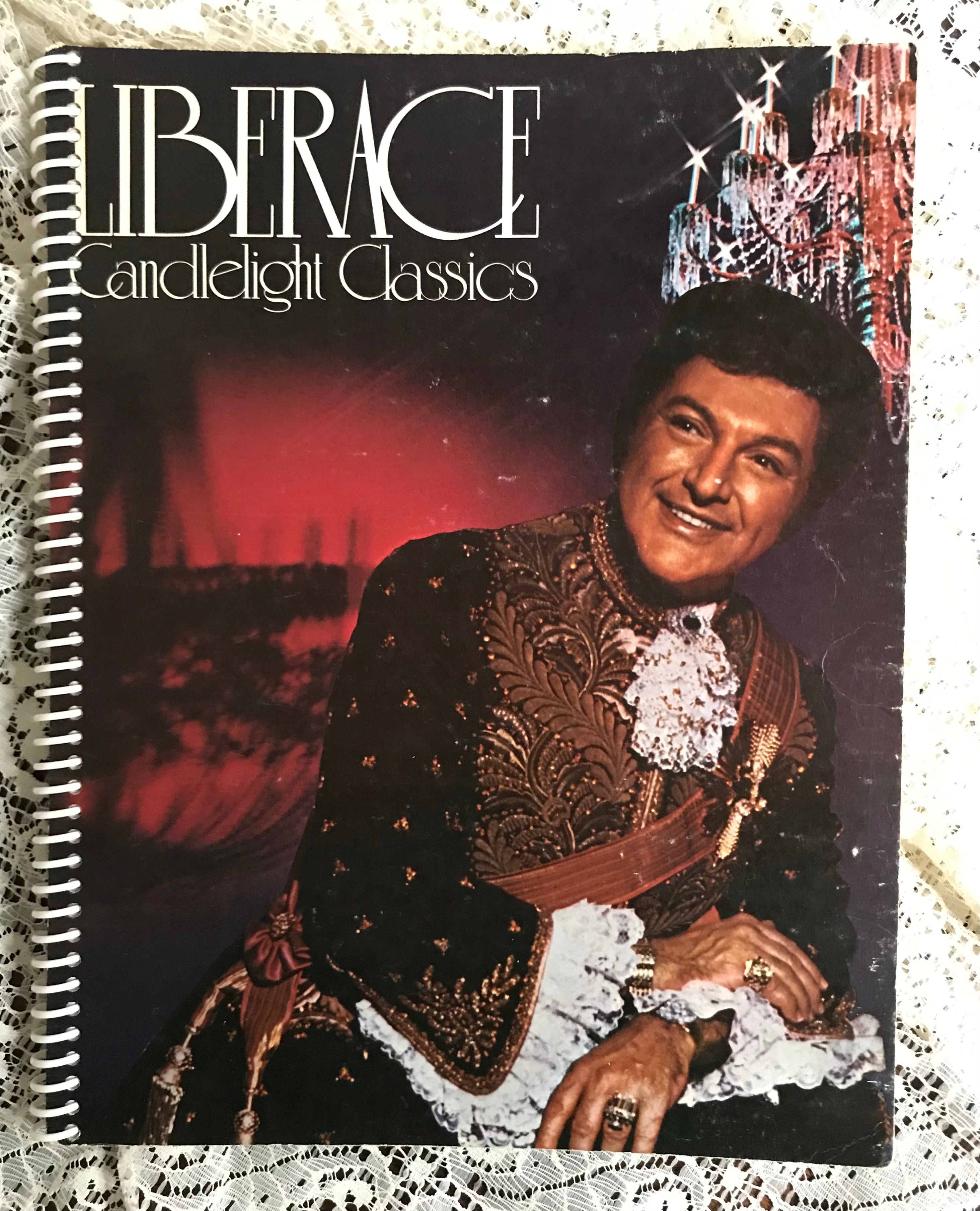 Liberace Candlelight Classics Album Cover Notebook