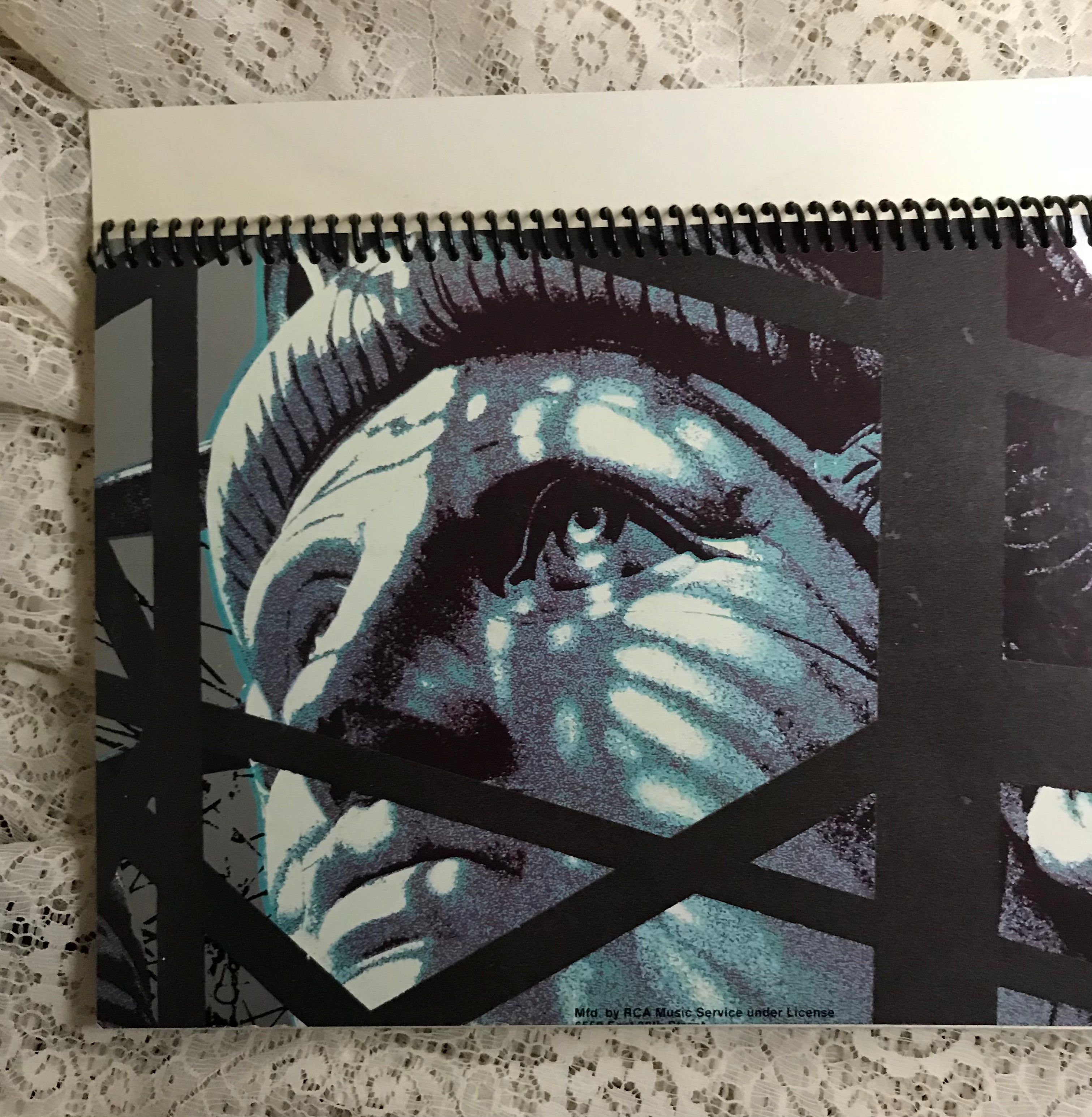 Jackson Browne Lives in the Balance Album Cover Notebook