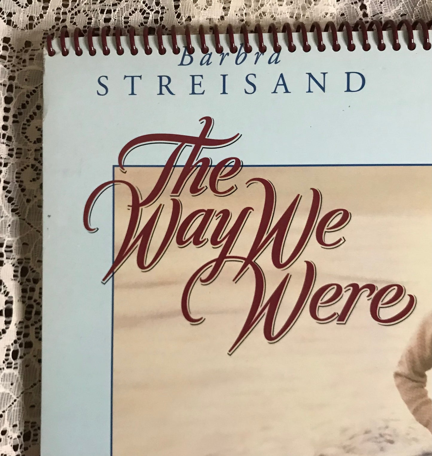 Barbra Streisand / Robert Redford The Way We Were Album Cover Notebook