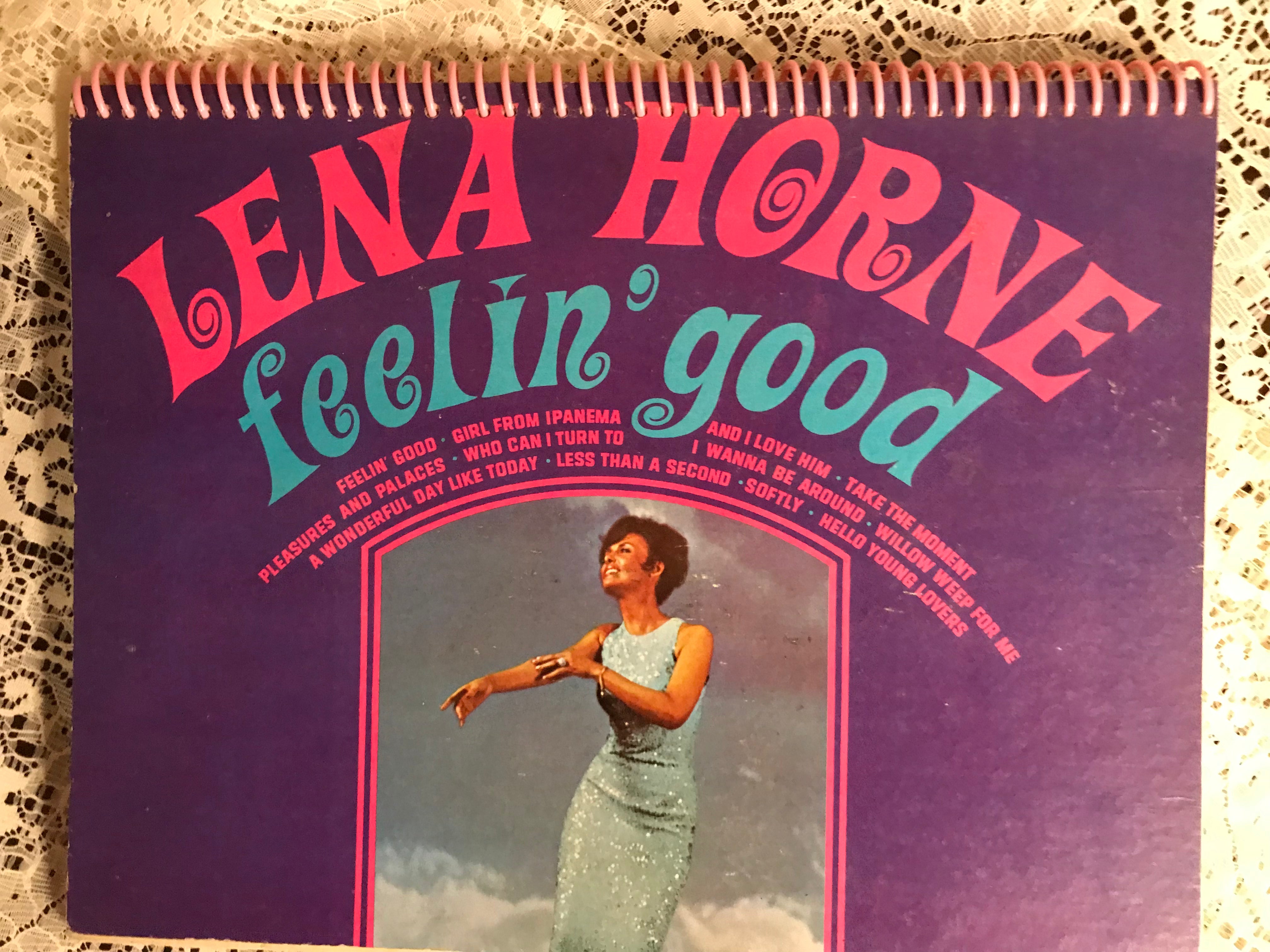 Lena Horne Feelin Good Album Cover Notebook