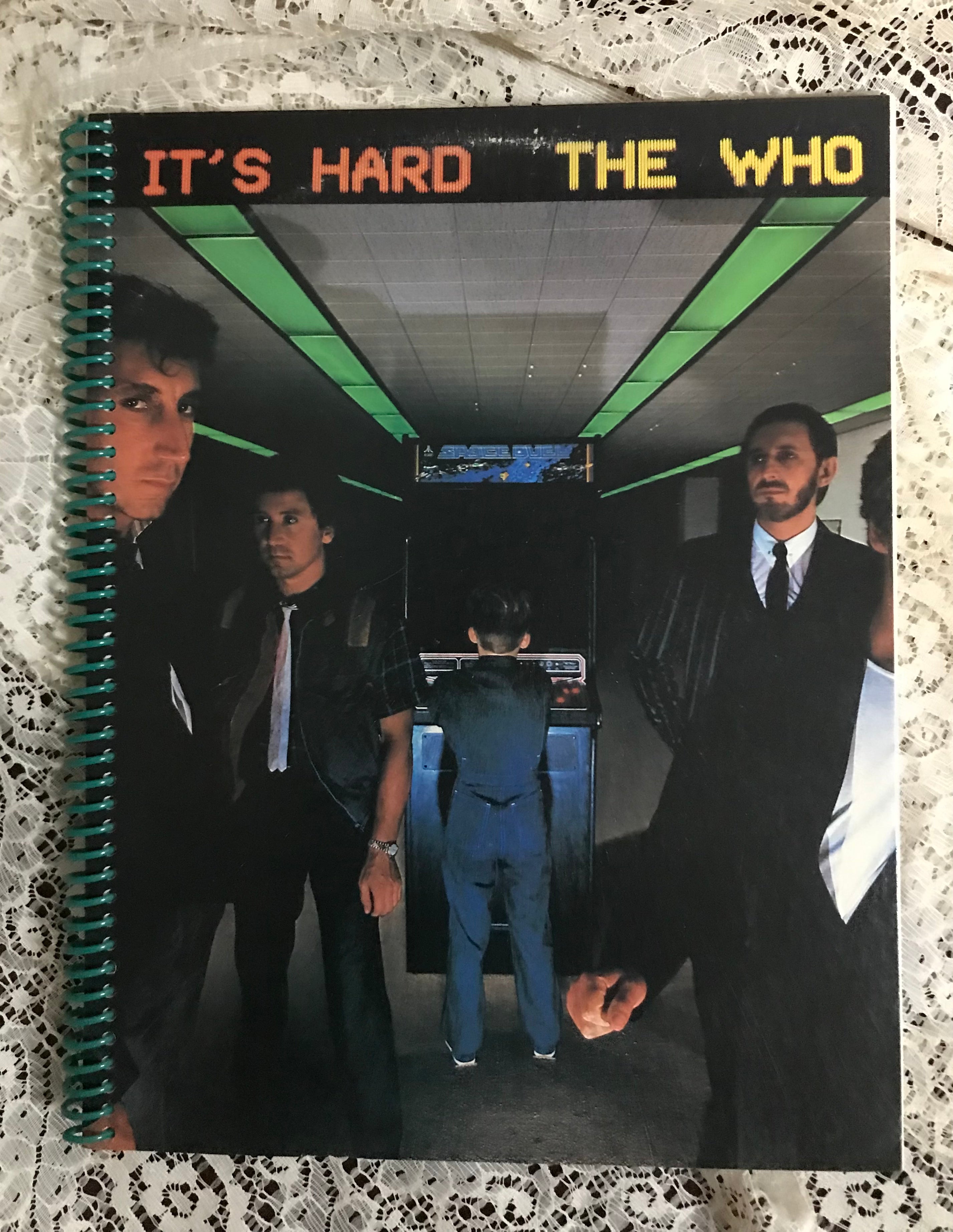 The Who It’s Hard Album Cover Notebook