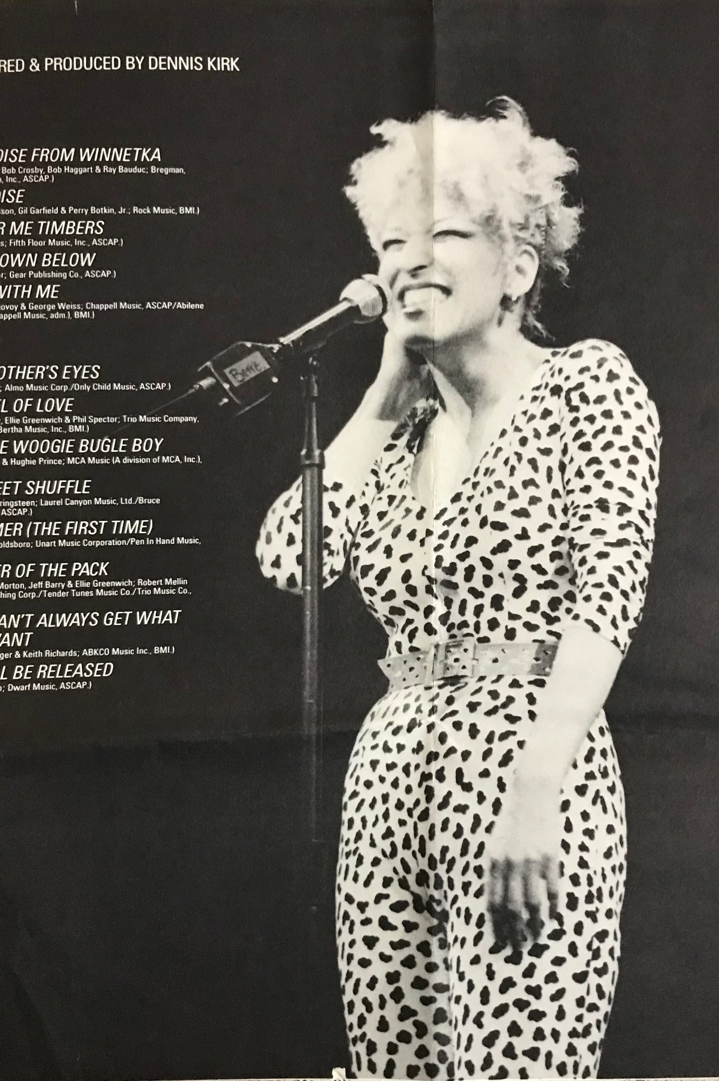 Bette Midler Divine Madness Album Cover Notebook