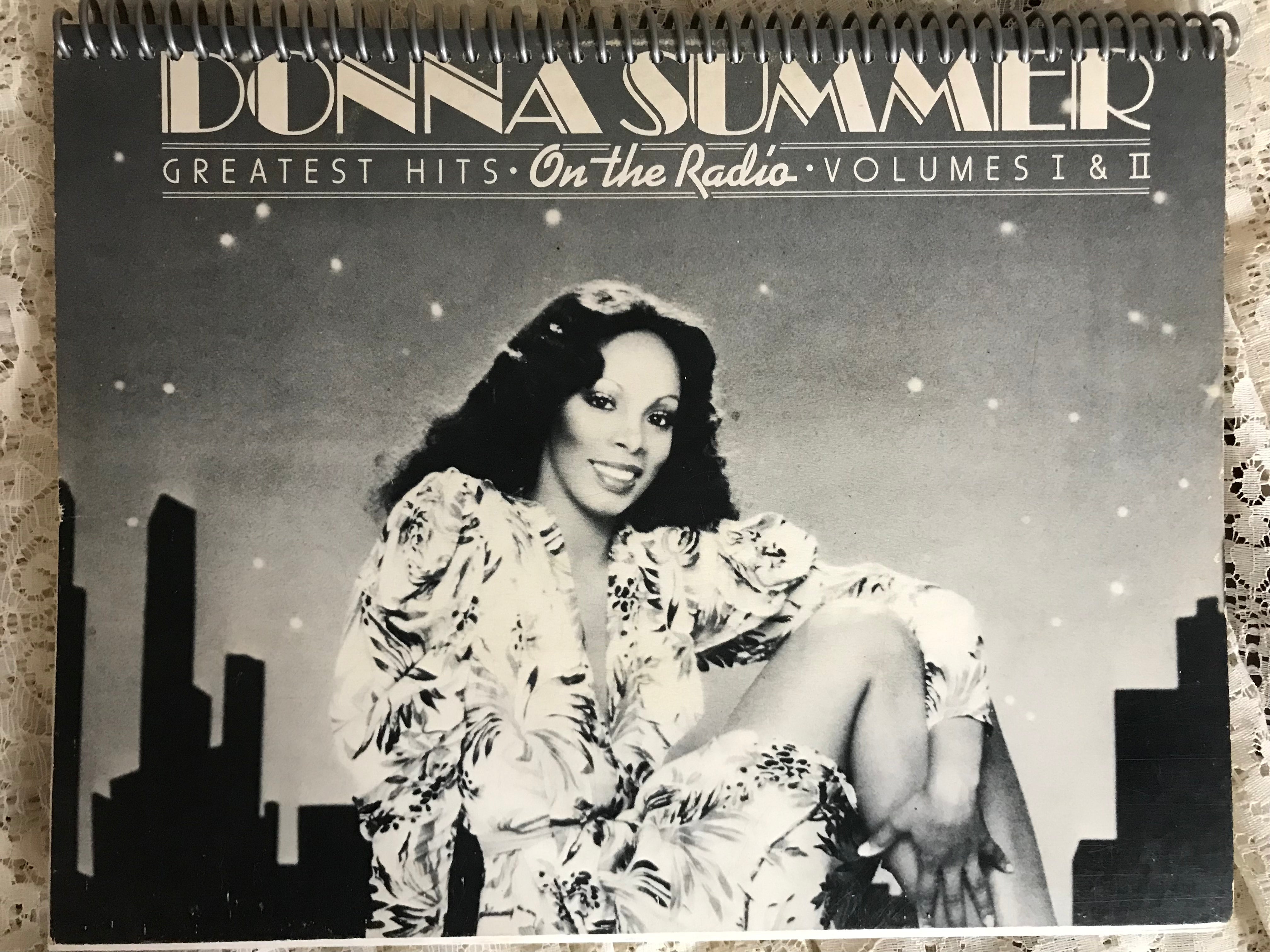 Donna Summer / Barbra Streisand Album Cover Notebook