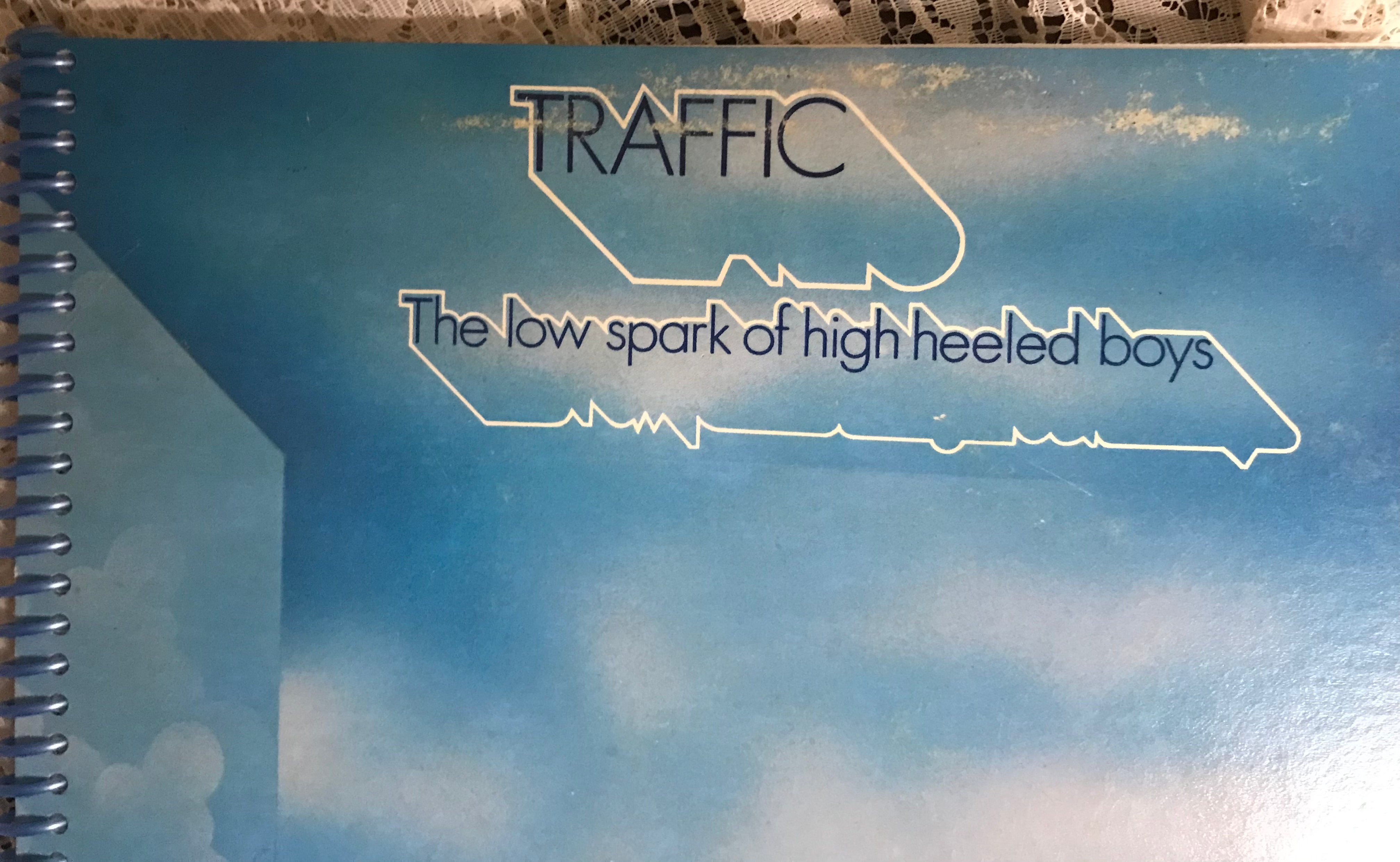 Traffic Low Spark of High Heeled Boys Album Cover Notebook