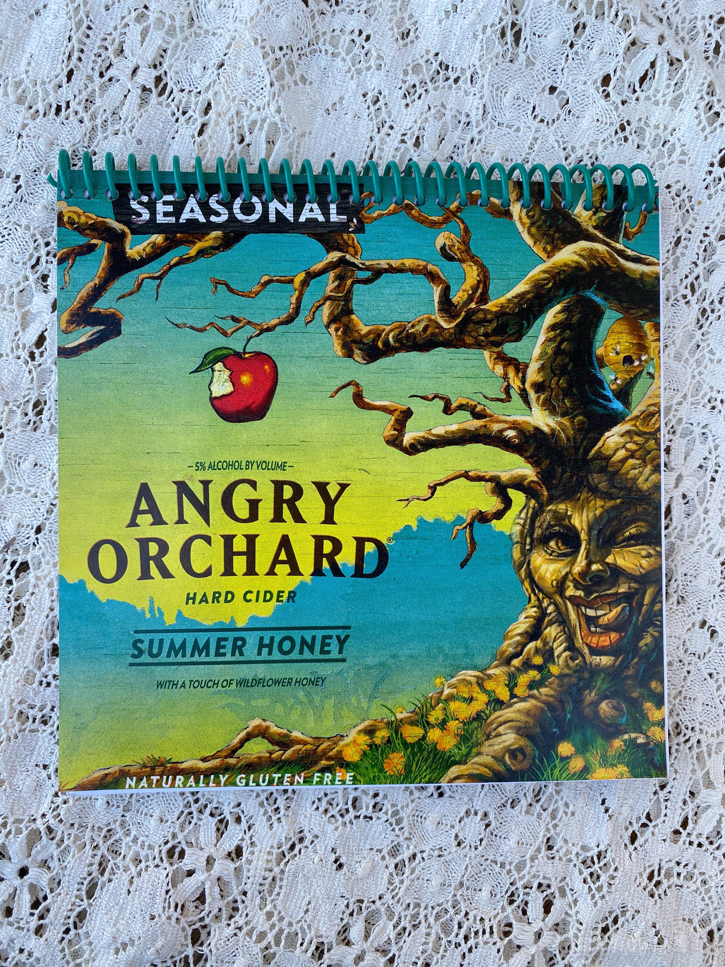 Angry Orchard Summer Honey Recycled Beer Carton Notebook