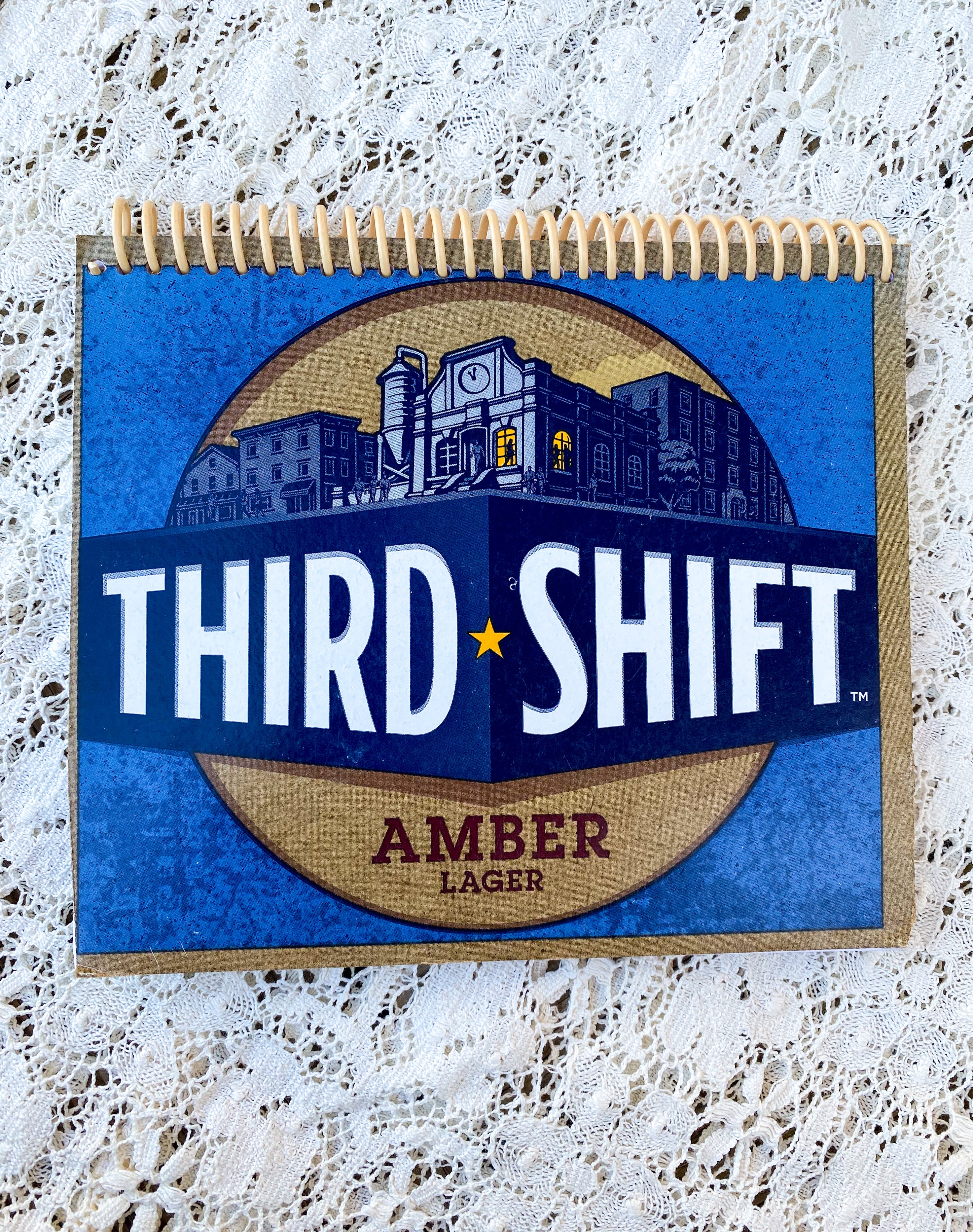 Third Shift Recycled Beer Carton Notebook