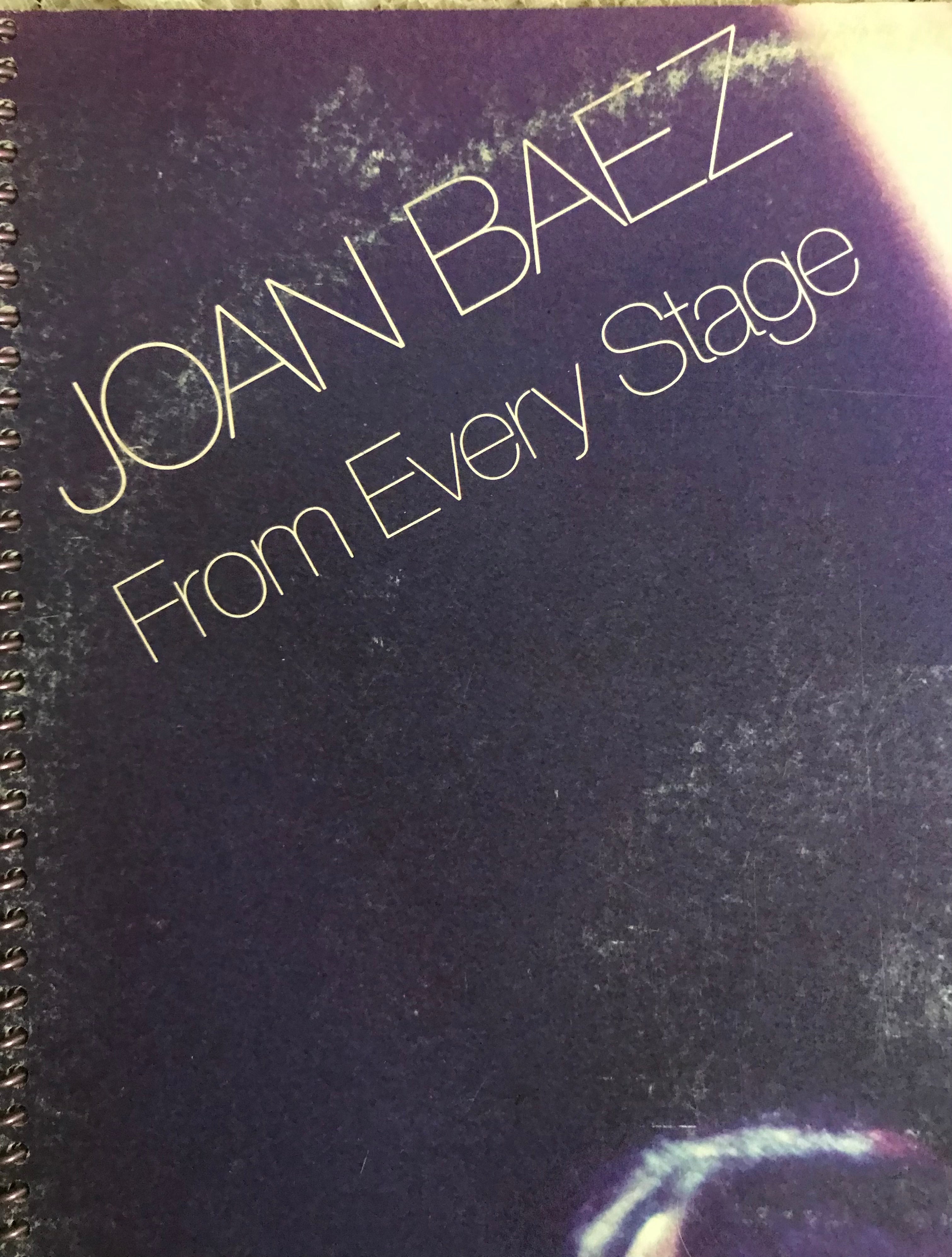 Joan Baez From Every Stage Album Cover Notebook