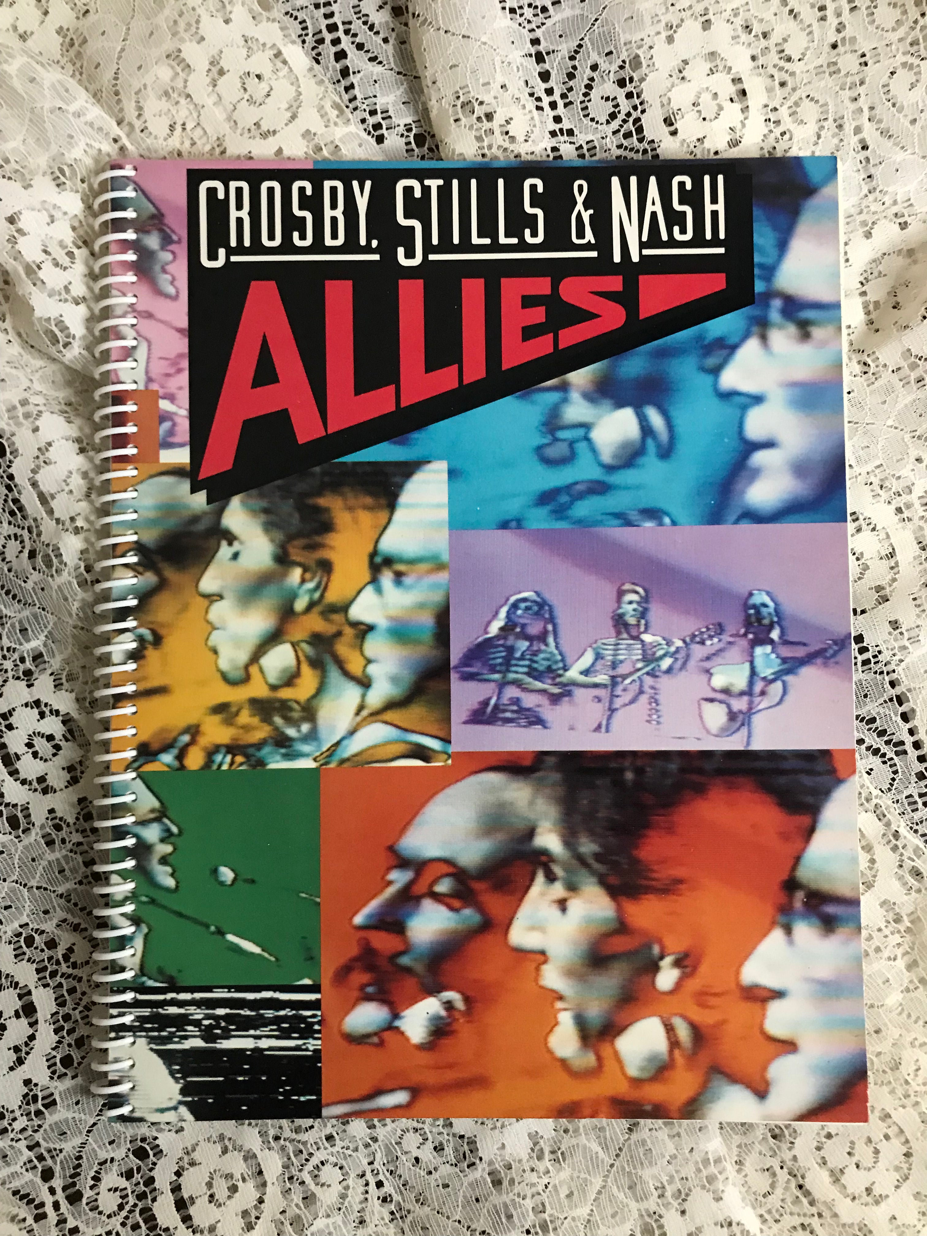 Crosby Stills and Nash Allies Album Cover Notebook