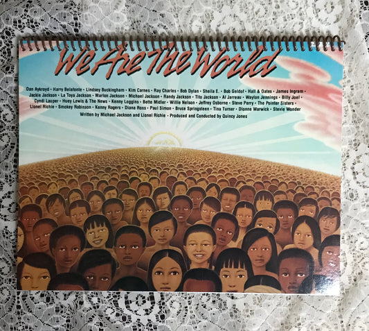 We Are The  World Album Cover Notebook